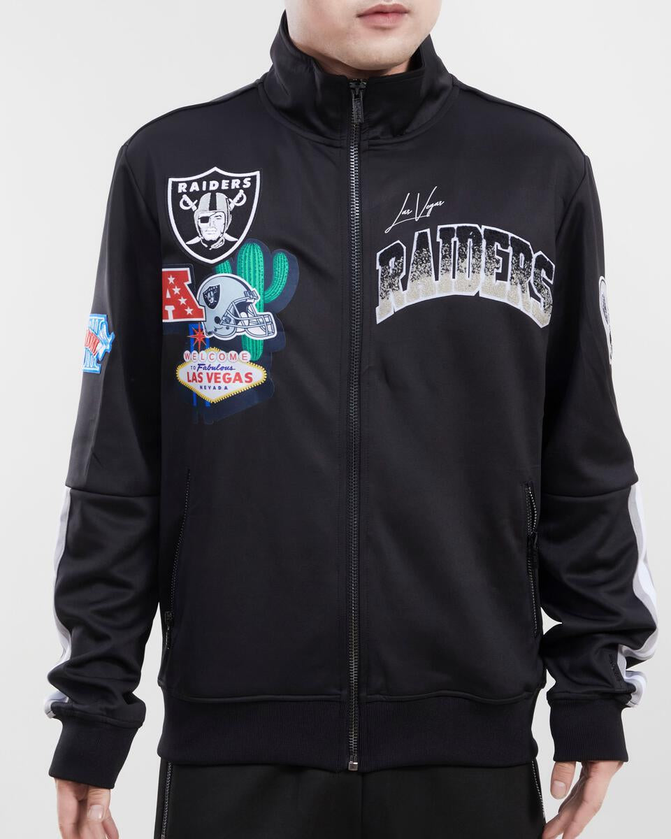 Las Vegas Raiders Tracksuits Jacket Bottom Set - DNstyles