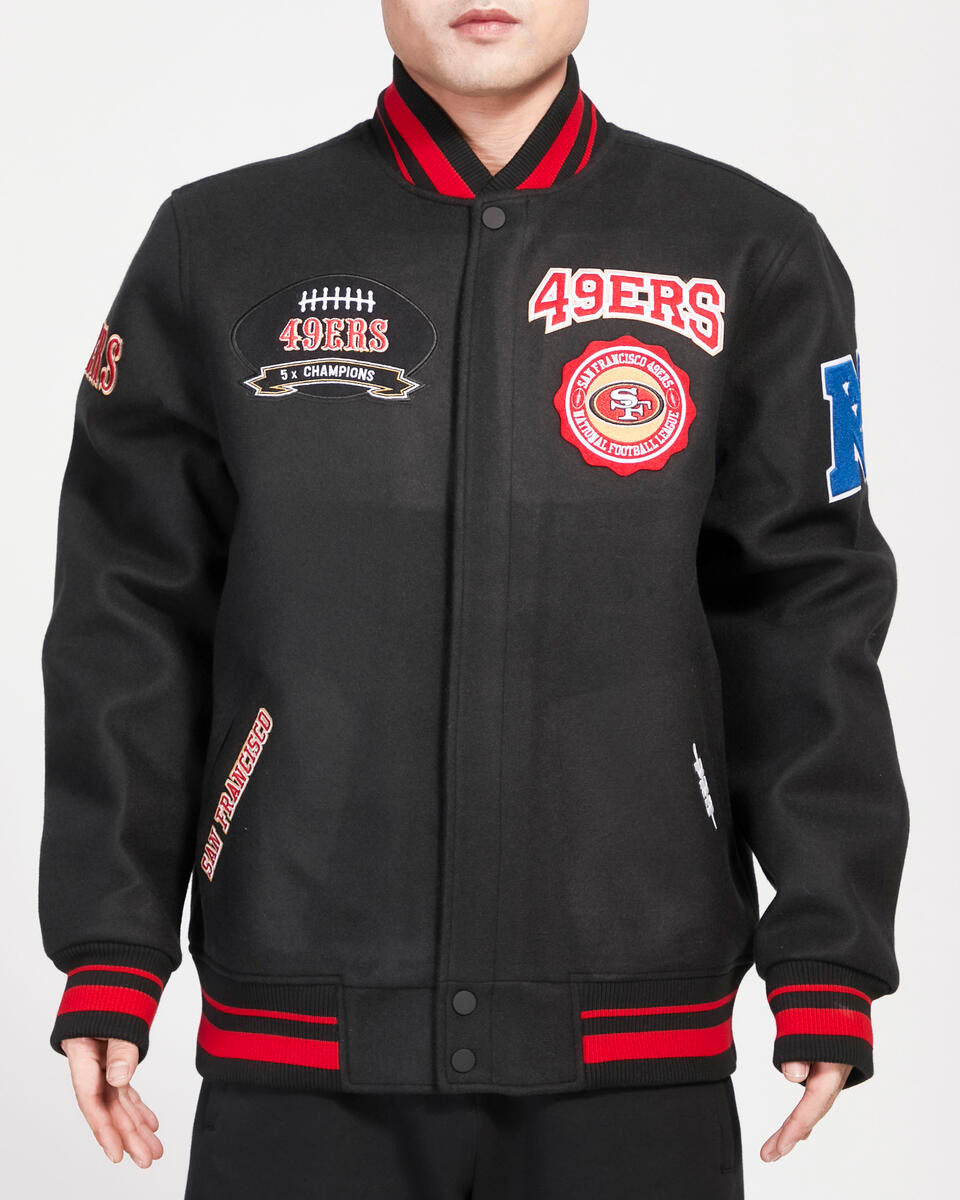 Men's San Francisco 49ers Pro Standard Black Mash Up Pullover