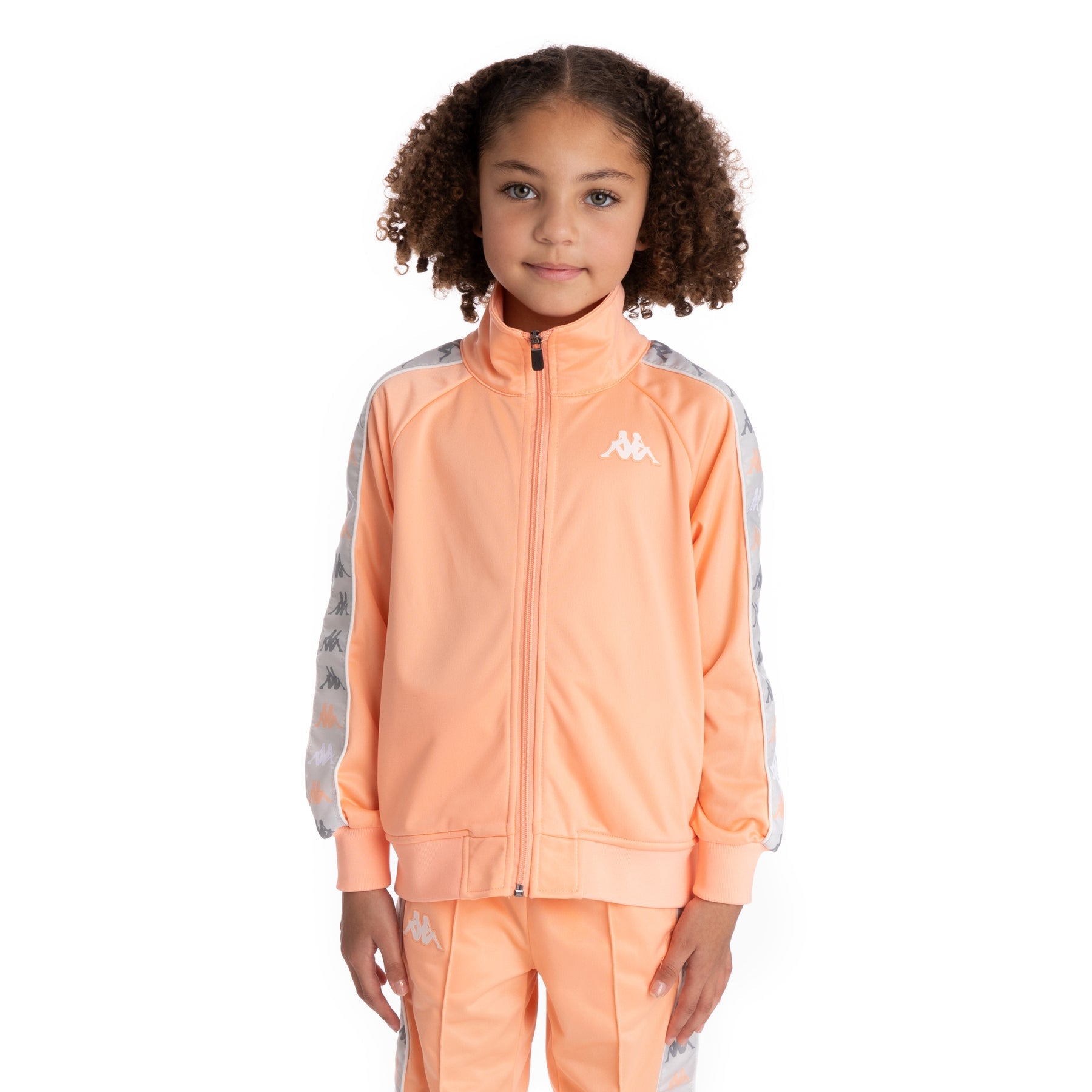 KID'S BANDA DULLO TRACKSUIT (ORANGE/GREY)