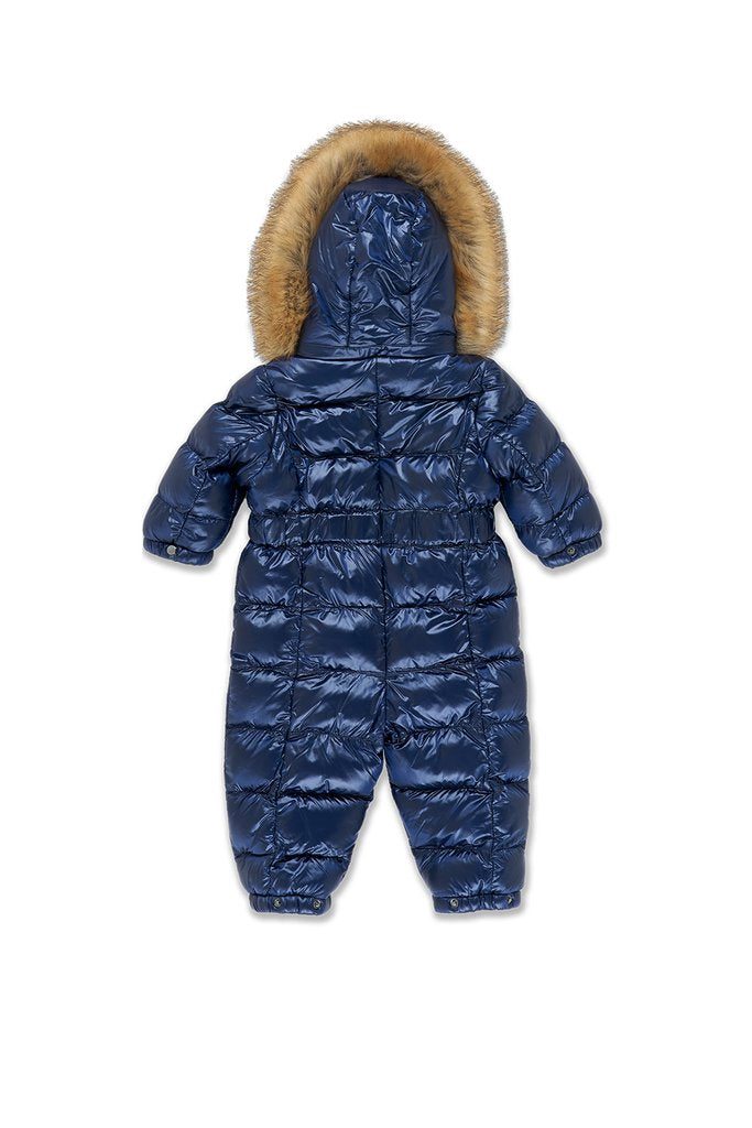 NEWBORN JORDAN CRAIG ASTORIA SNOWSUIT (NAVY)