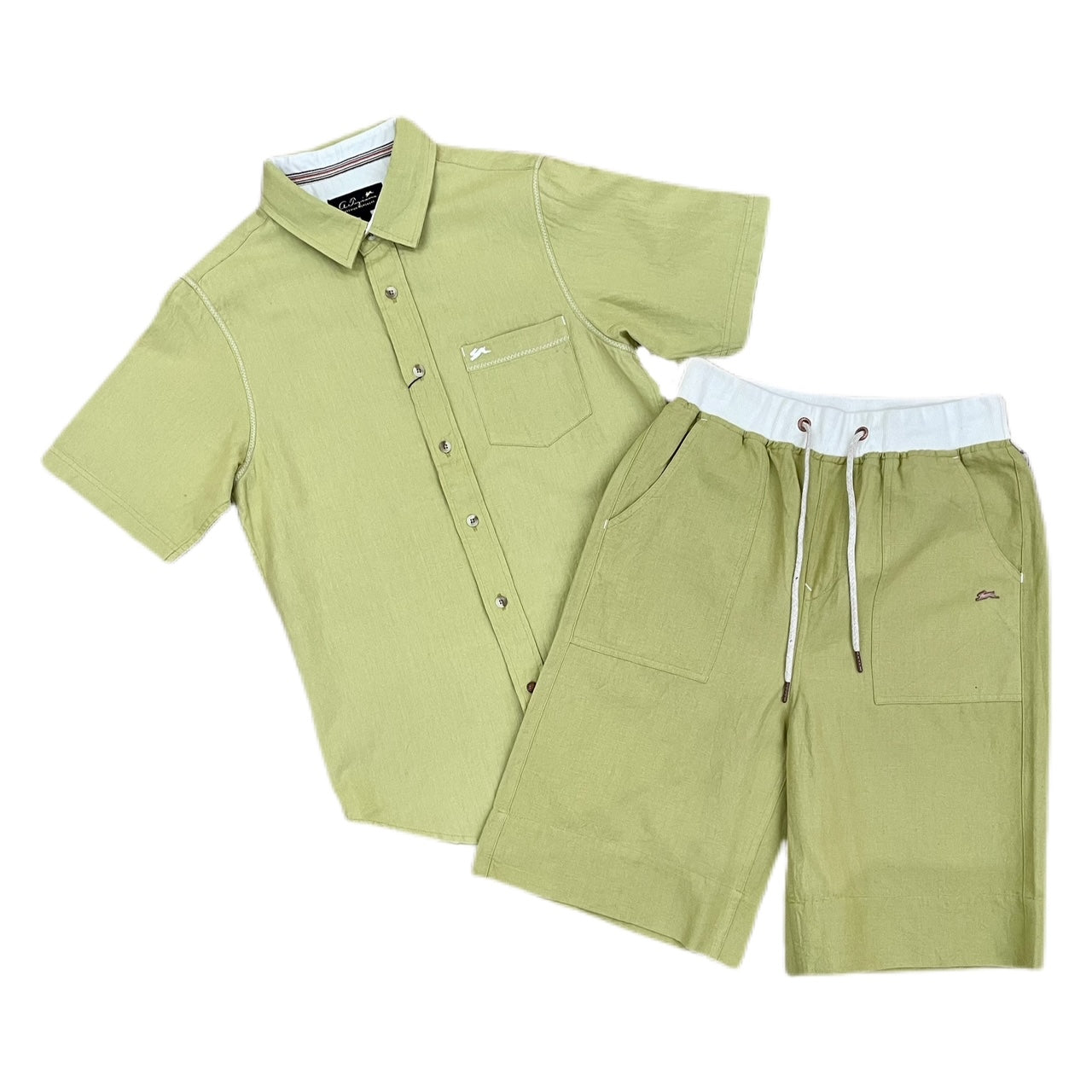 MEN'S ASTRO-CARTER SHORT SET (LEEK)