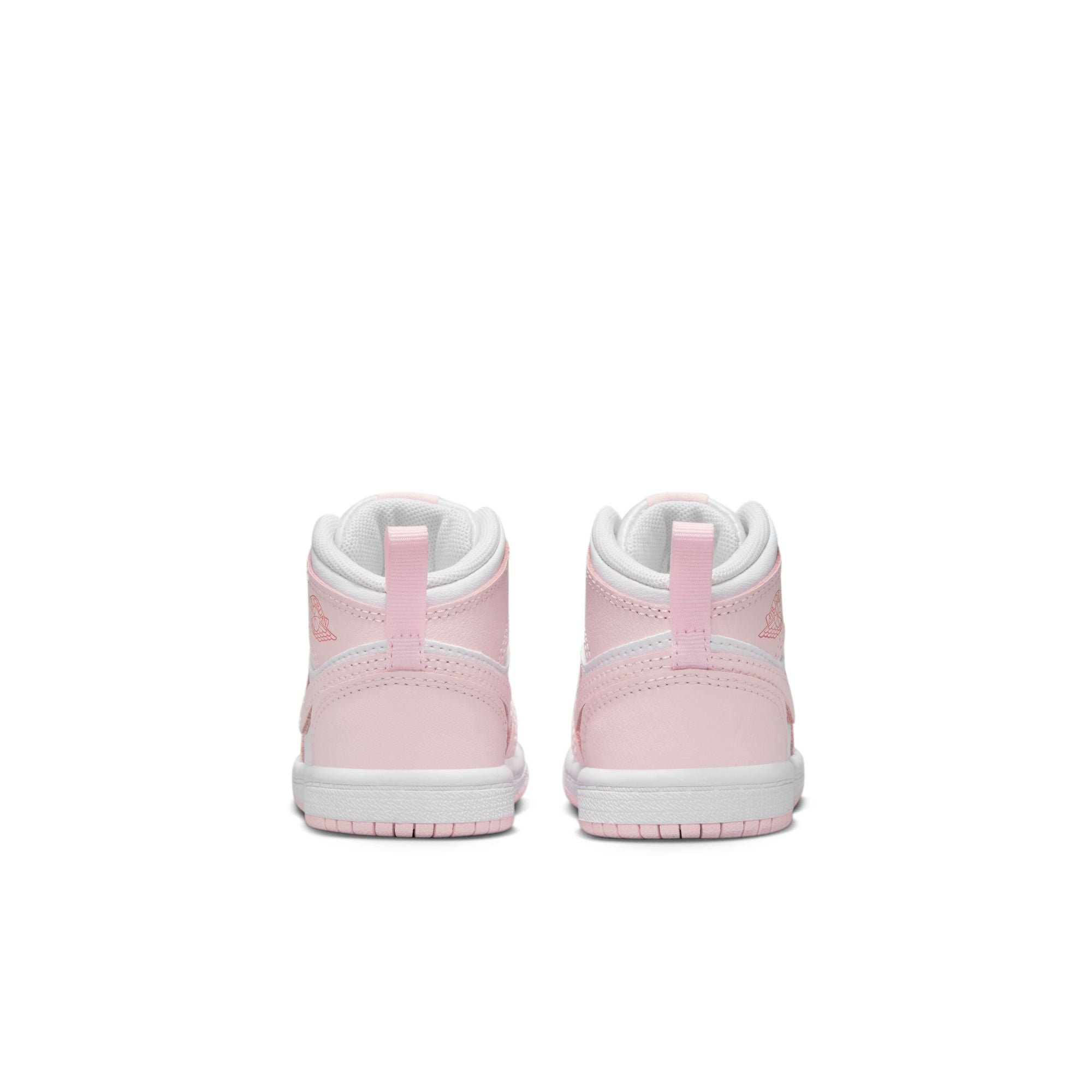 KIDS JORDAN 1 MID TD (PINK FOAM/WHITE/FIRE RED)