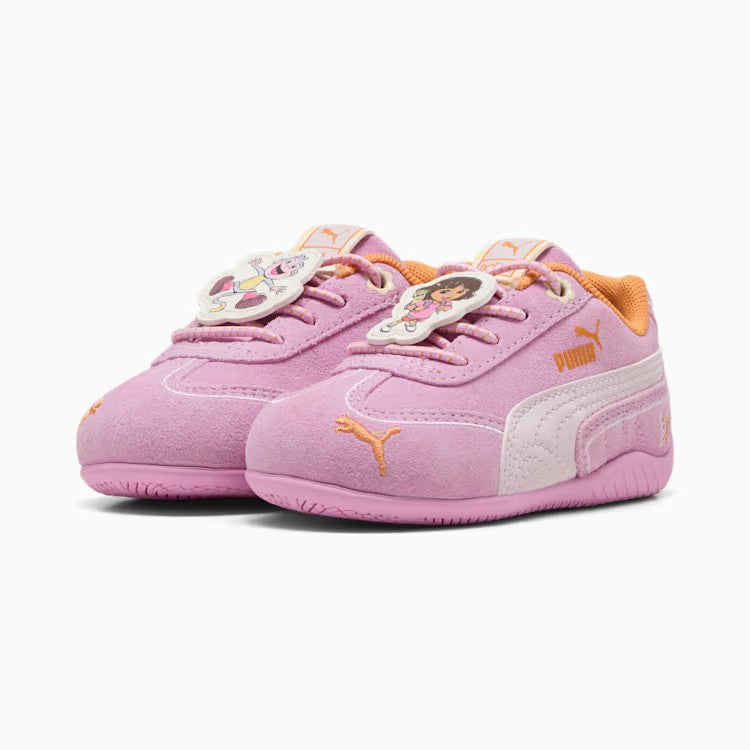 KIDS PUMA X DORA THE EXPLORER SPEEDCAT TD (MAUVE GLOW-POWDER PINK)