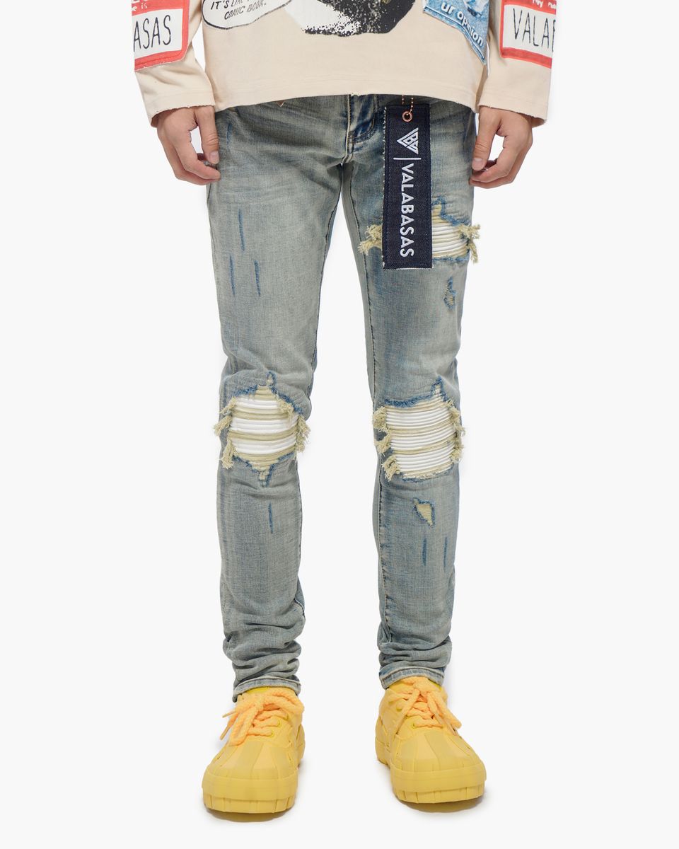 MENS VALABASAS SOLMERE SKINNY JEAN (LIGHT BLUE)