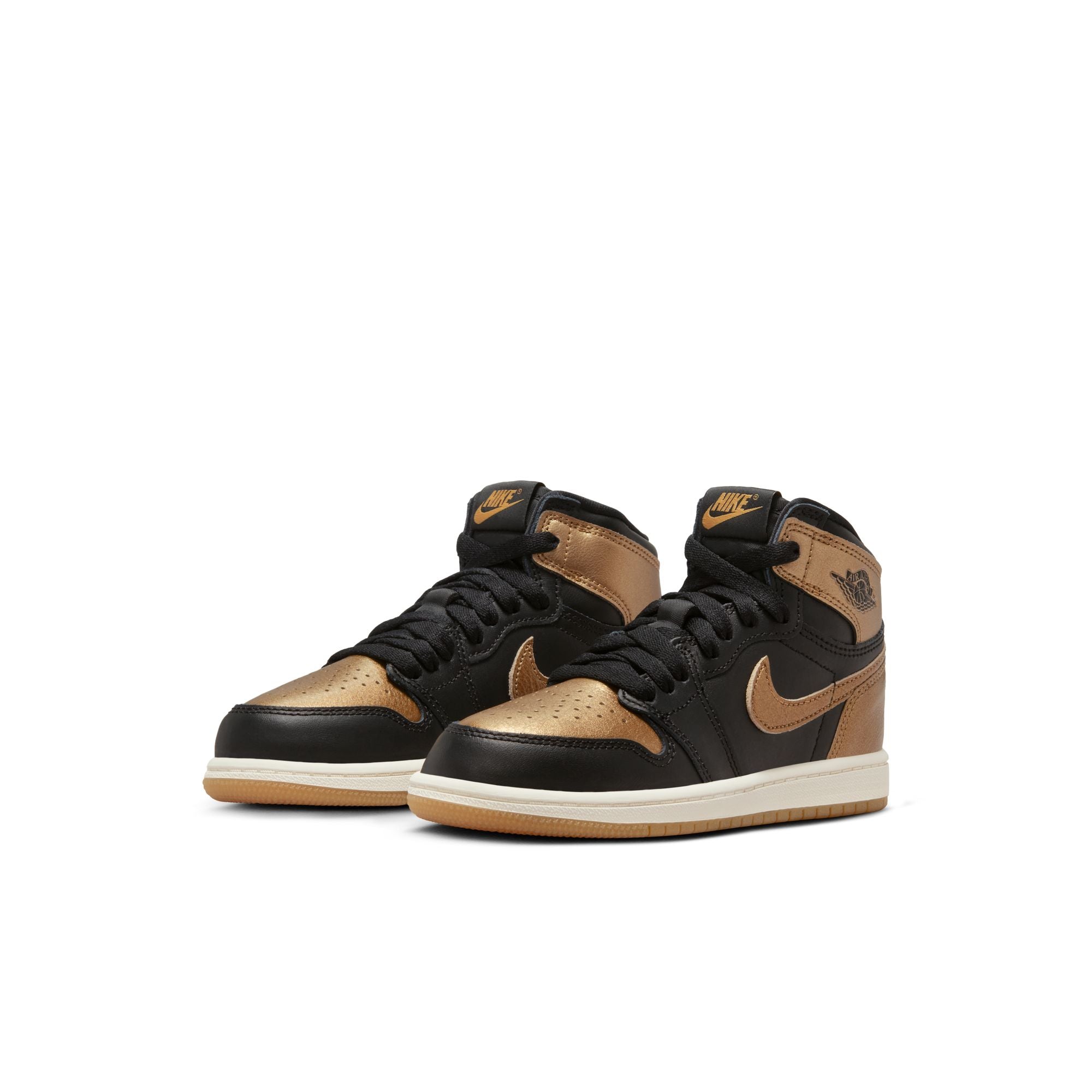 KIDS JORDAN 1 RETRO HIGH OG PS (METALLIC GOLD)