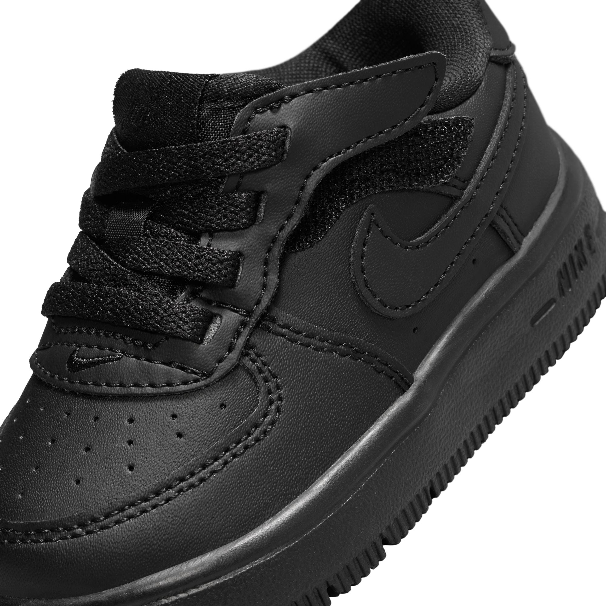 KIDS NIKE FORCE 1 LOW EASYON TD (BLACK)