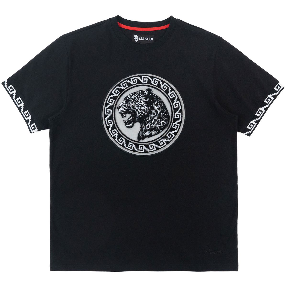 MENS MAKOBI PANTERA T-SHIRT (BLACK)