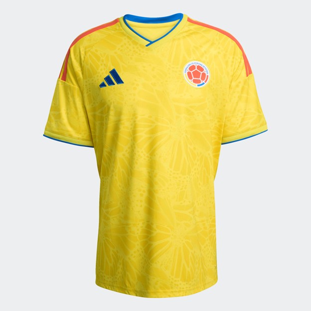 MENS ADIDAS COLOMBIA 26 HOME JERSEY (IMPACT YELLOW)