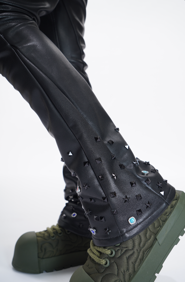 MENS VALABASAS ION - 33'' INSEAM-STACKED JEAN (BLACK)