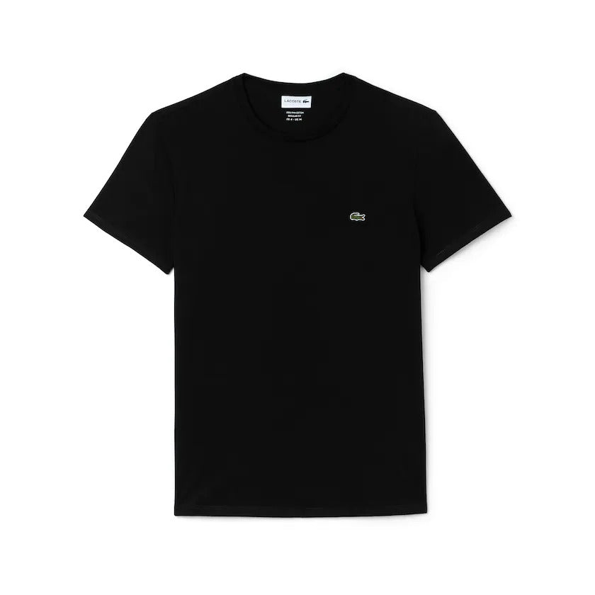 MEN'S CREW NECK PIMA COTTON T-SHIRT (BLACK)