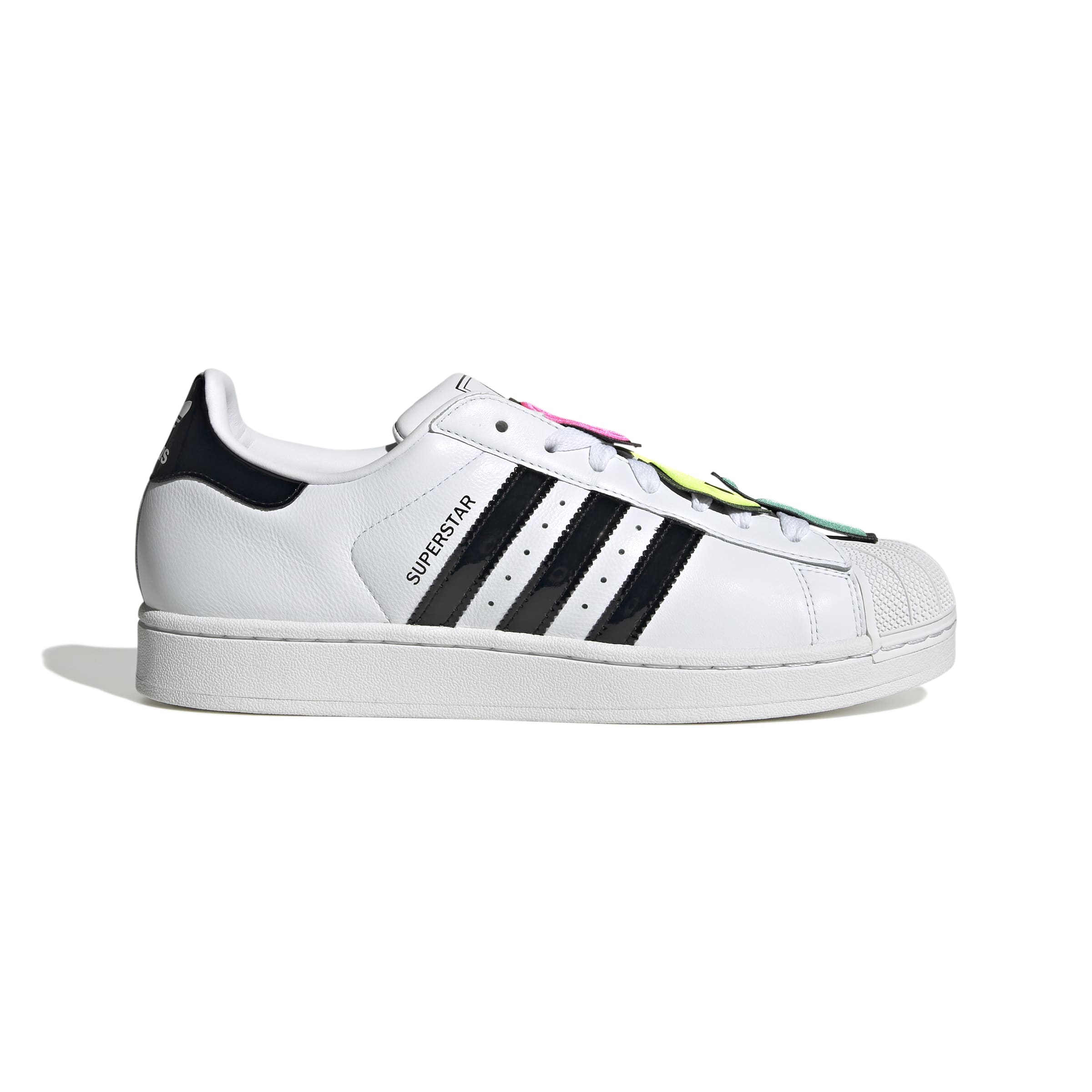 MENS ADIDAS X JEREMY SCOTT SUPERSTAR II SHOES (CLOUD WHITE / CORE BLACK / CORE BLACK)