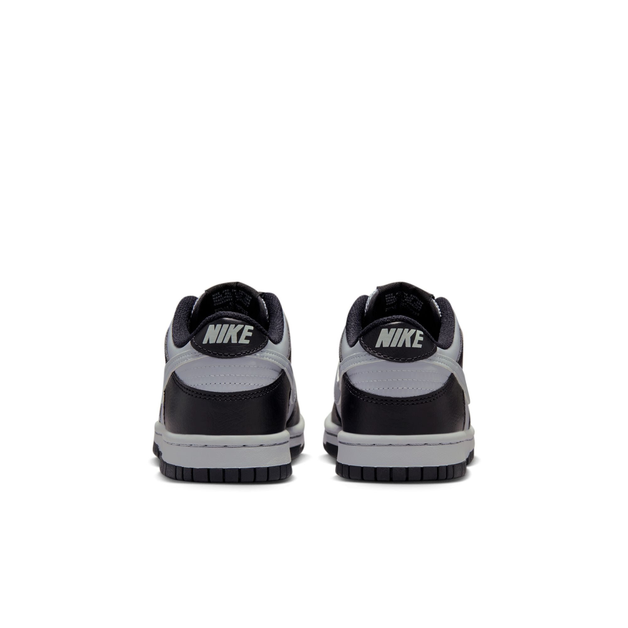 KIDS NIKE DUNK LOW GS (BLACK/WOLF GREY)