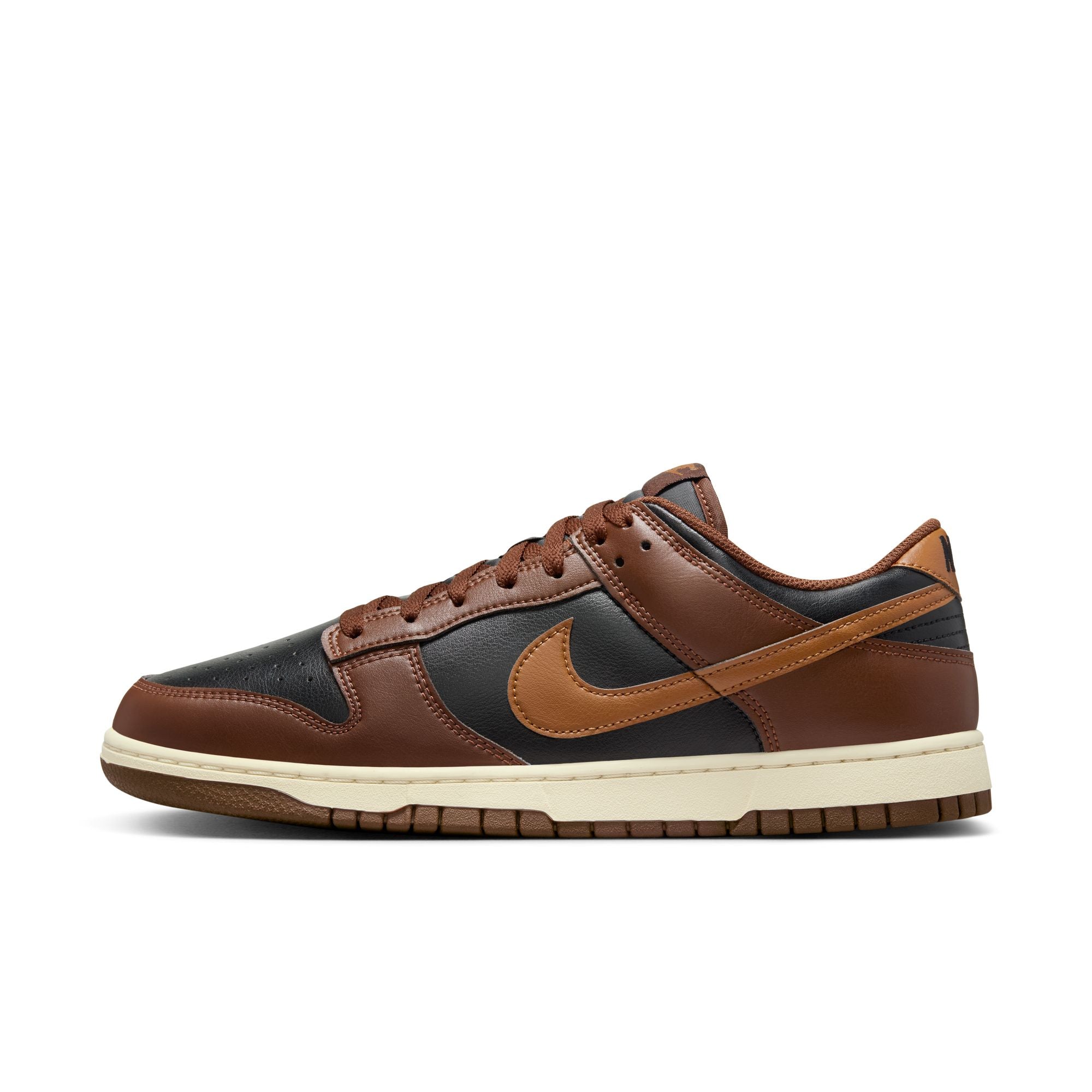 MENS NIKE DUNK LOW RETRO (BLACK/BRITISH TAN/CACAO WOW)