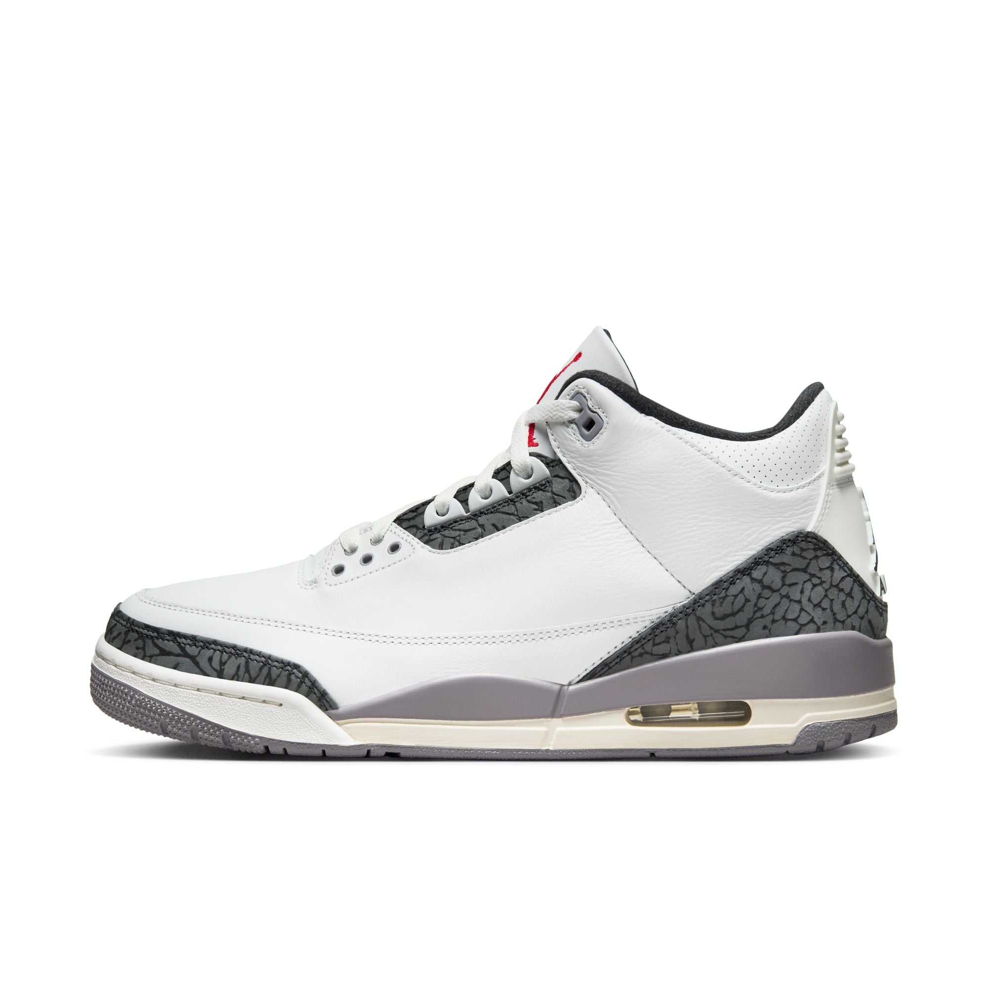 MENS AIR JORDAN 3 RETRO (CEMENT GREY)