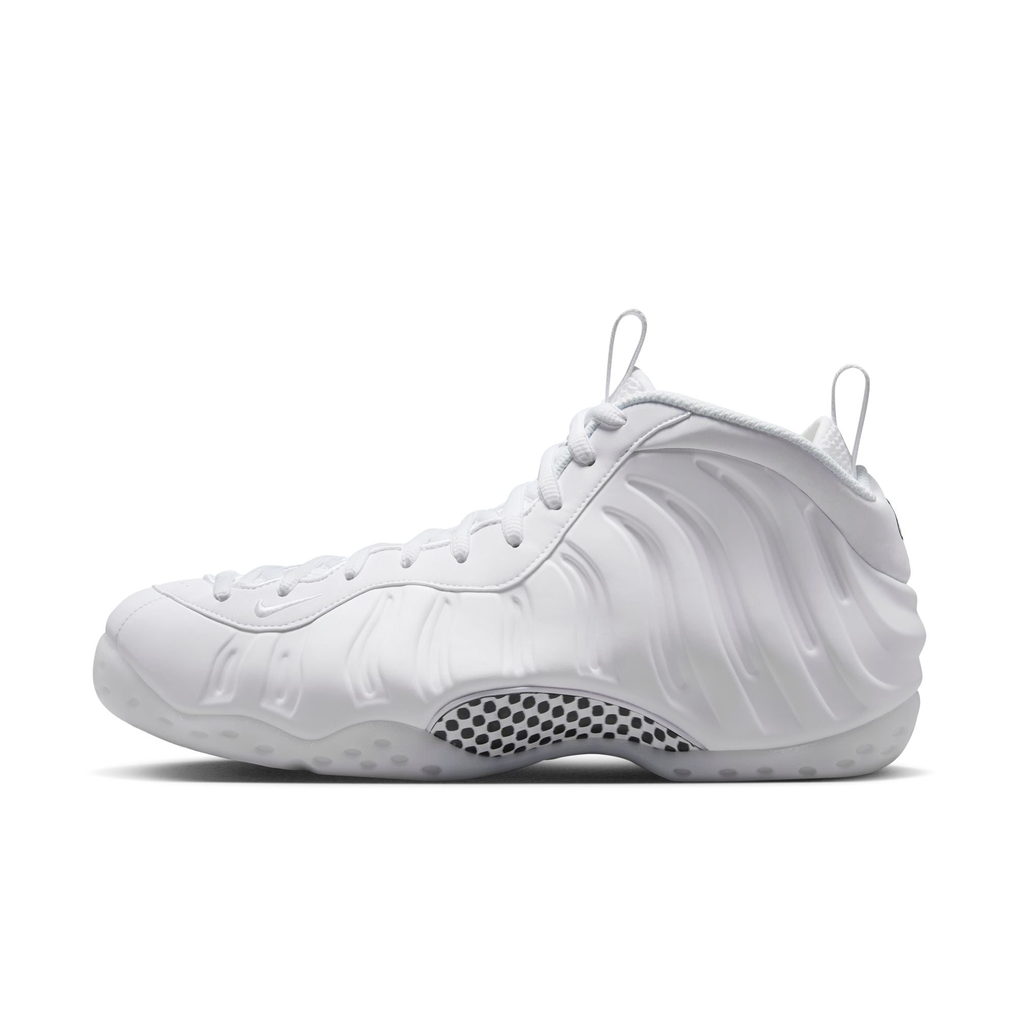 MENS NIKE AIR FOAMPOSITE ONE (TRIPLE WHITE)