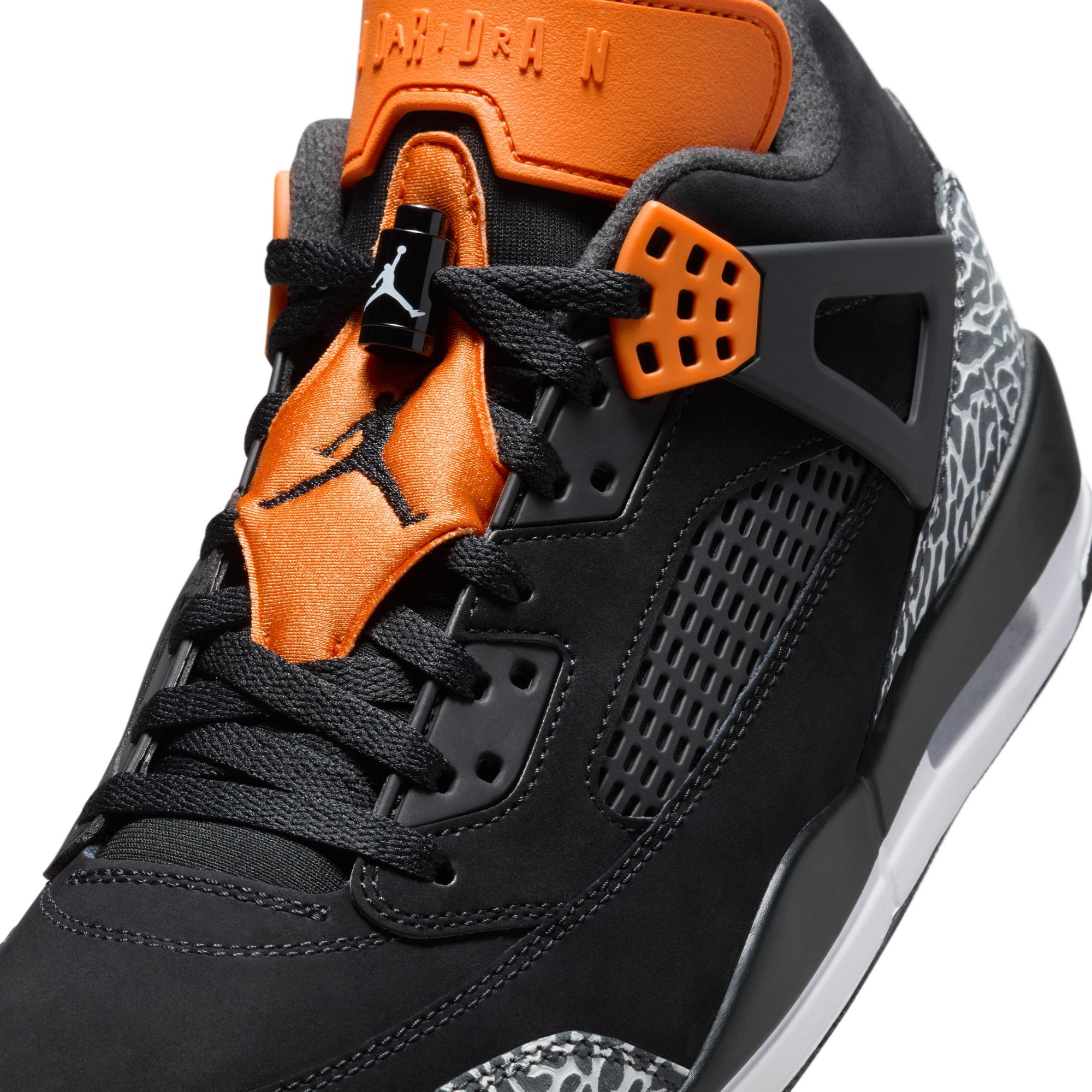 MENS JORDAN SPIZIKE LOW (BLACK/STARFISH/WHITE)