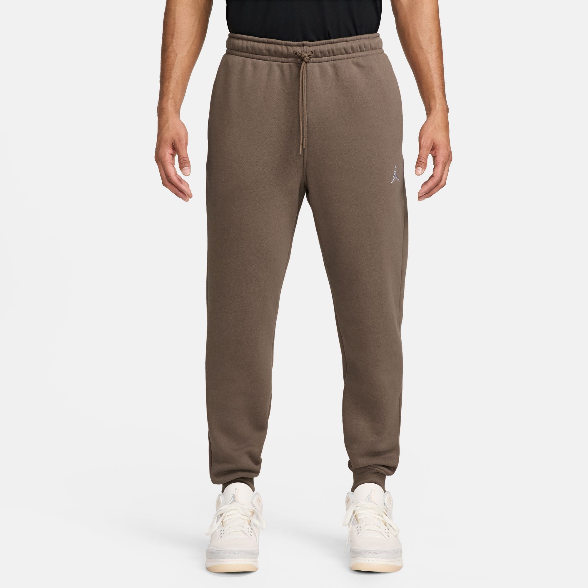 JORDAN BROOKLYN FLEECE PANT (ARCHAEO BROWN/WHITE)