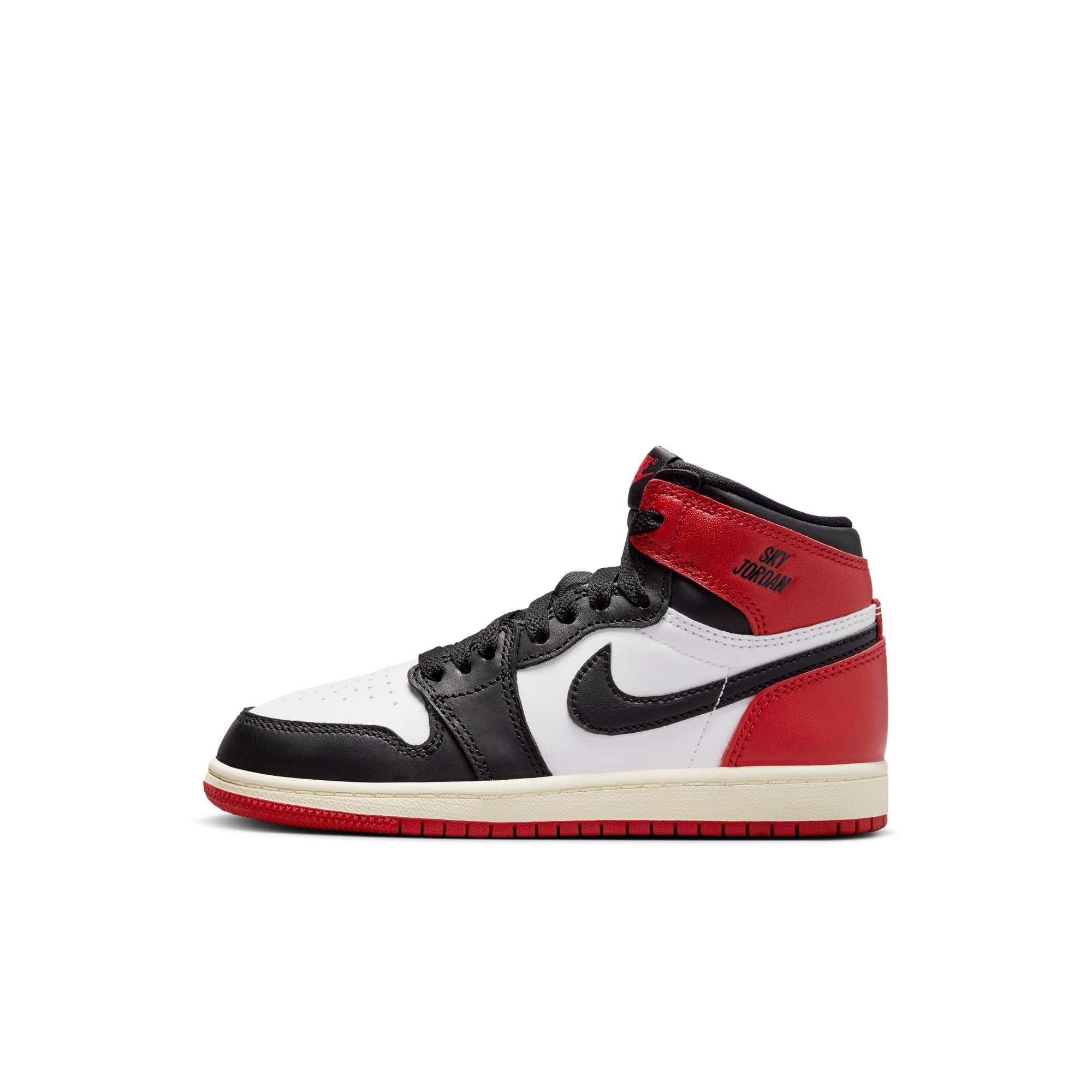 KIDS JORDAN 1 RETRO HIGH OG PS (BLACK TOE REIMAGINED)