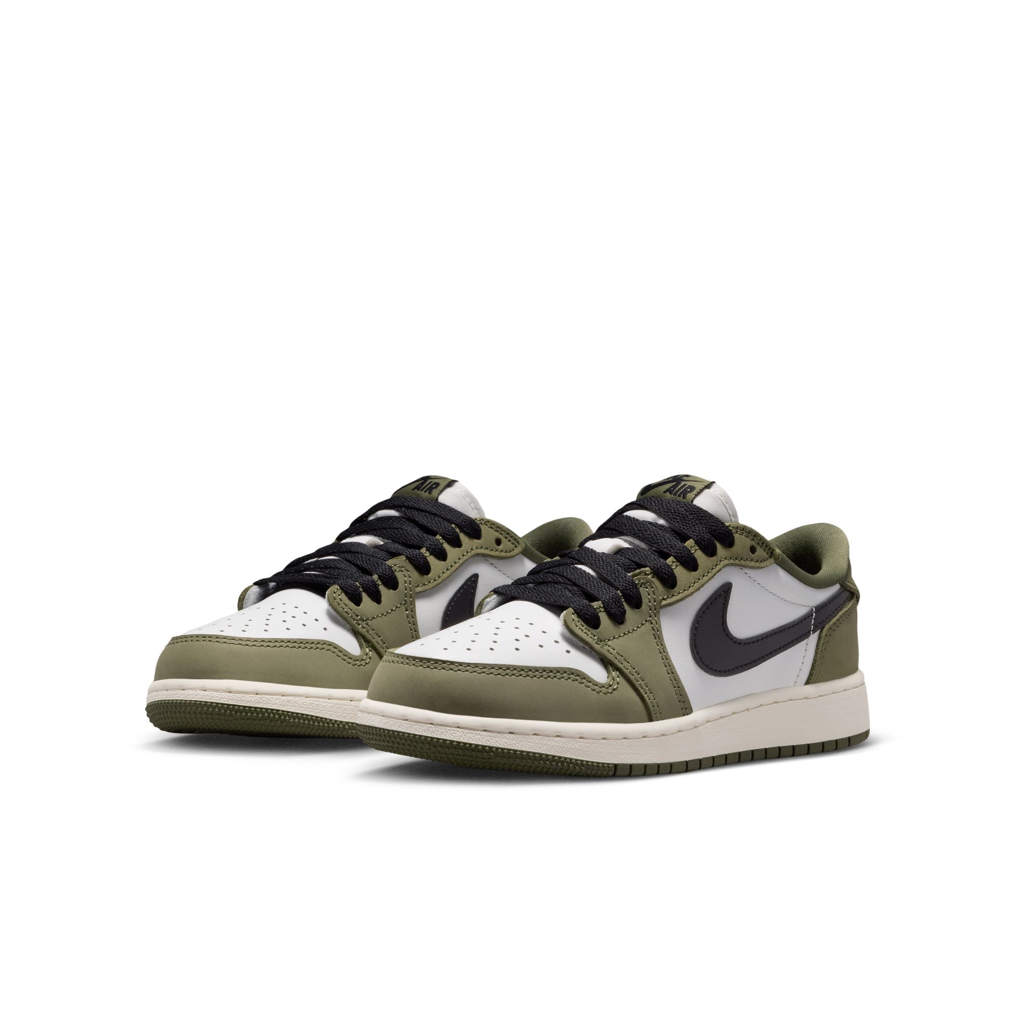 KIDS AIR JORDAN 1 RETRO LOW OG GS (MEDIUM OLIVE)