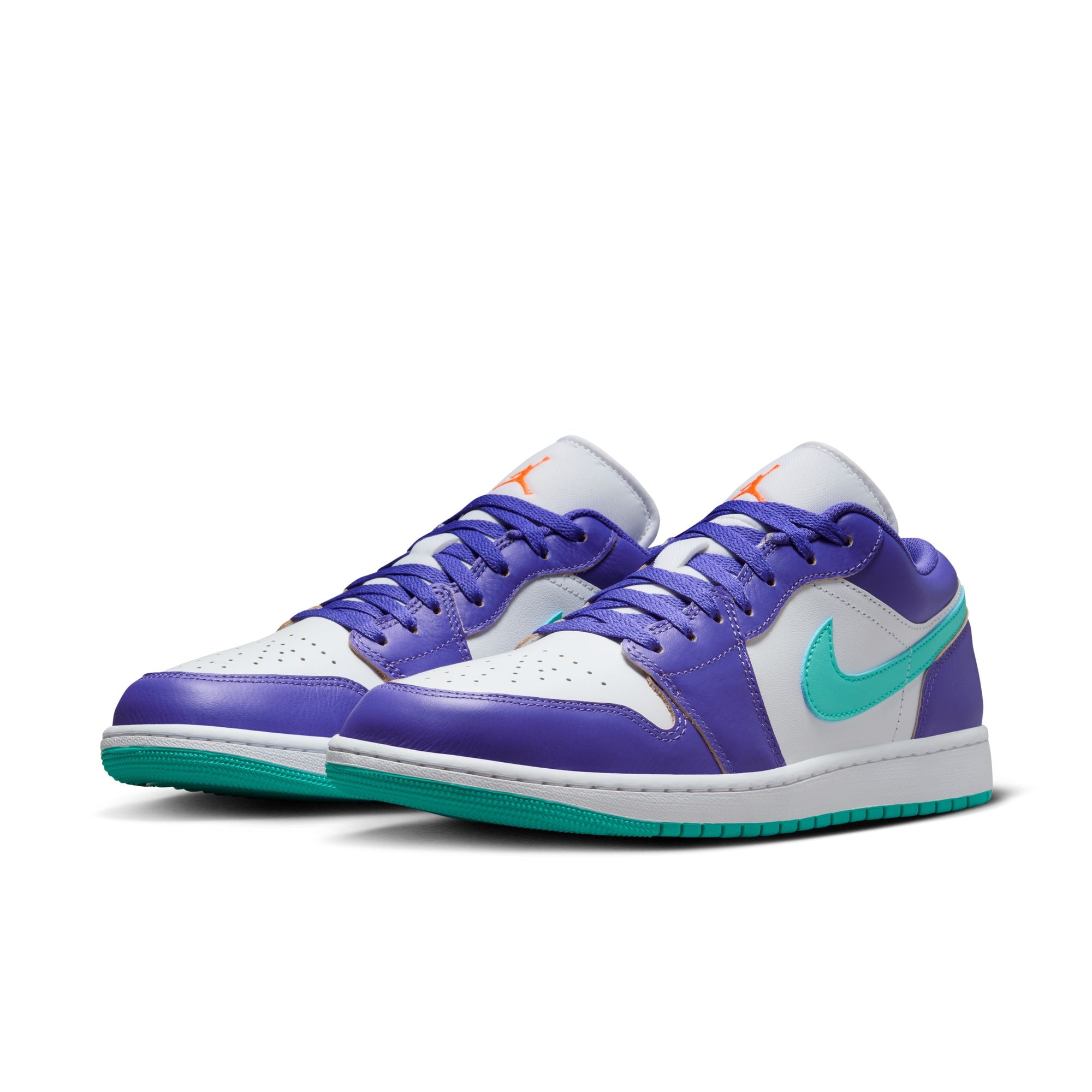 MENS AIR JORDAN 1 LOW SE (PSYCHIC PURPLE/HYPER JADE/WHITE/CONE)