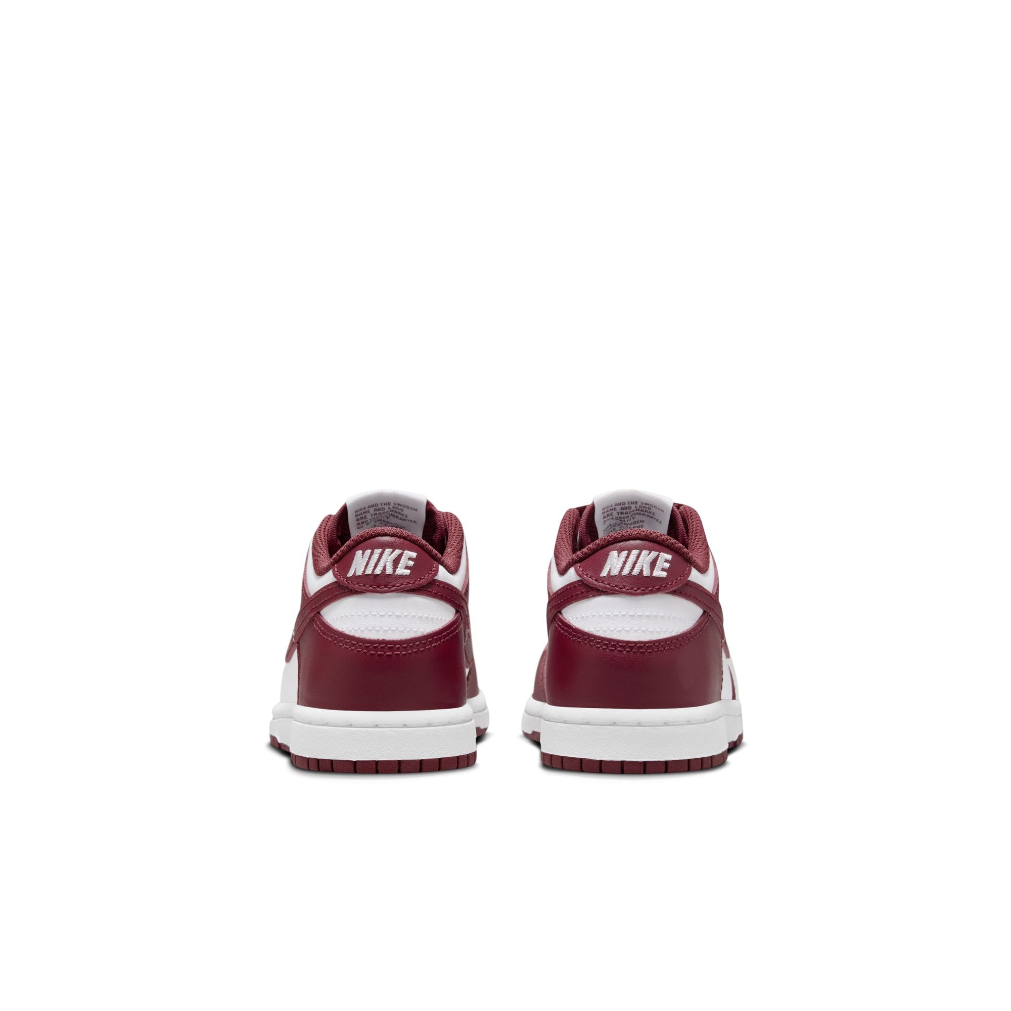 KIDS NIKE DUNK LOW PS (WHITE/REDWOOD/GYM RED)