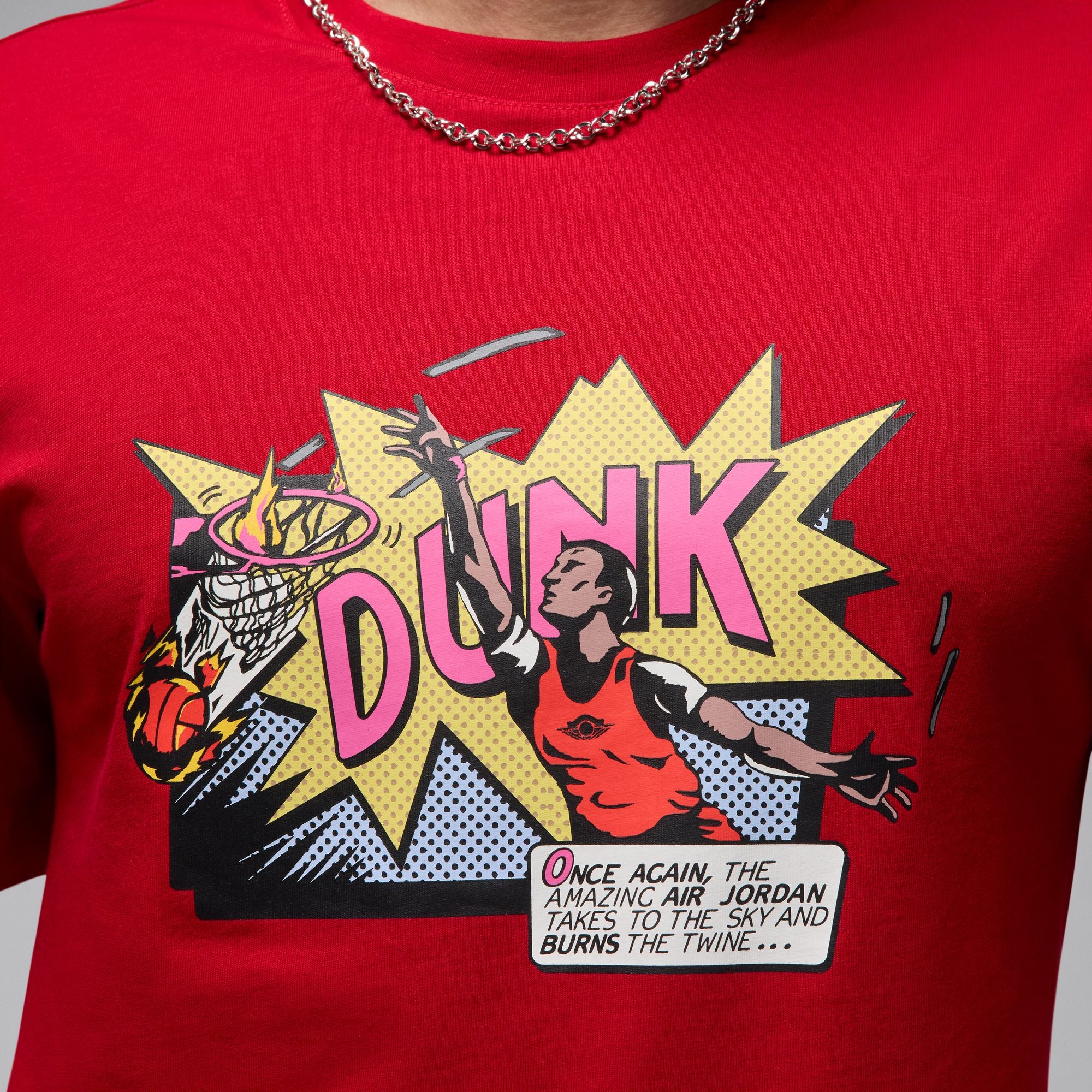 MJ Branded Dunk SS T-Shirt (Red)