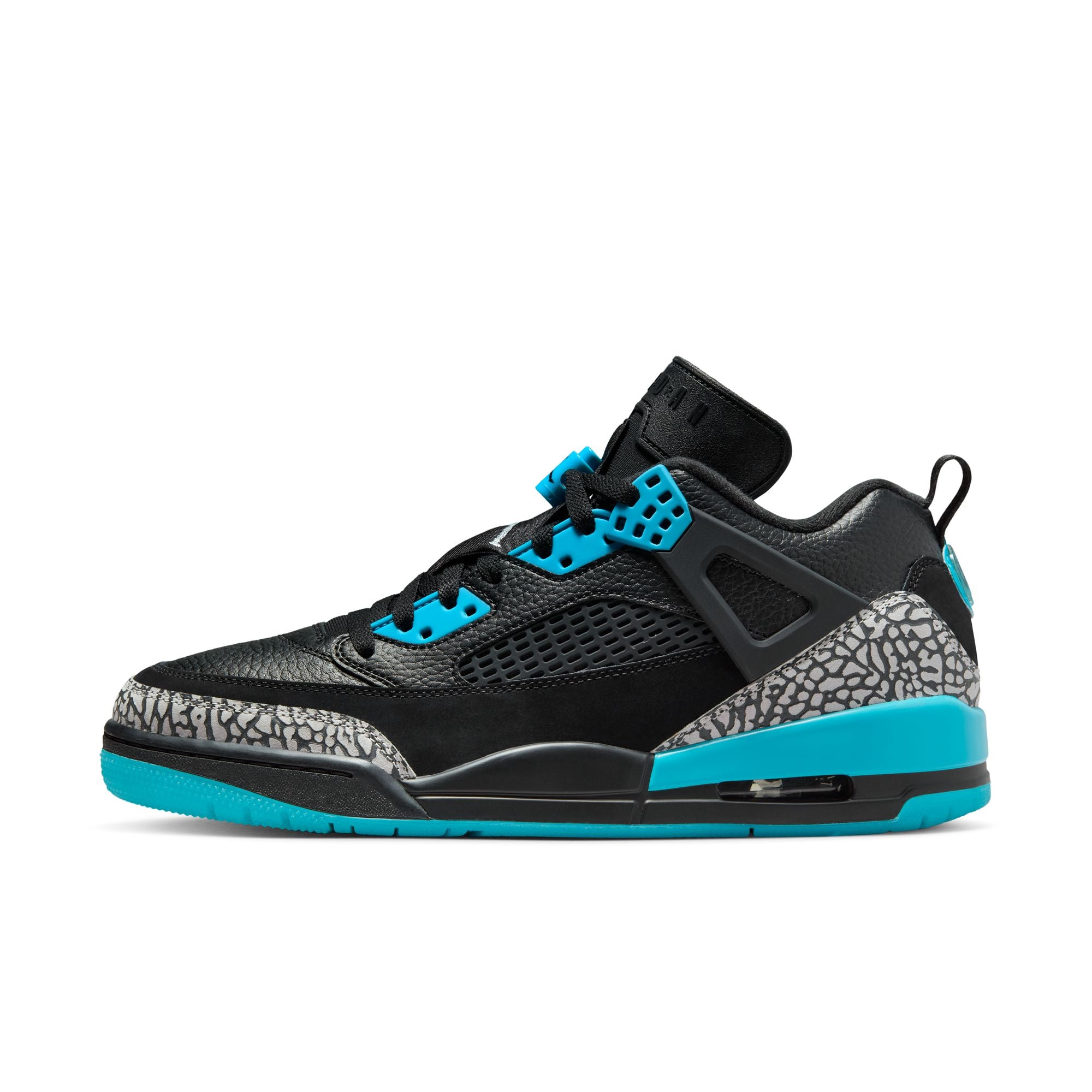 MENS JORDAN SPIZIKE LOW (BLACK/WOLF GREY/GAMMA BLUE)