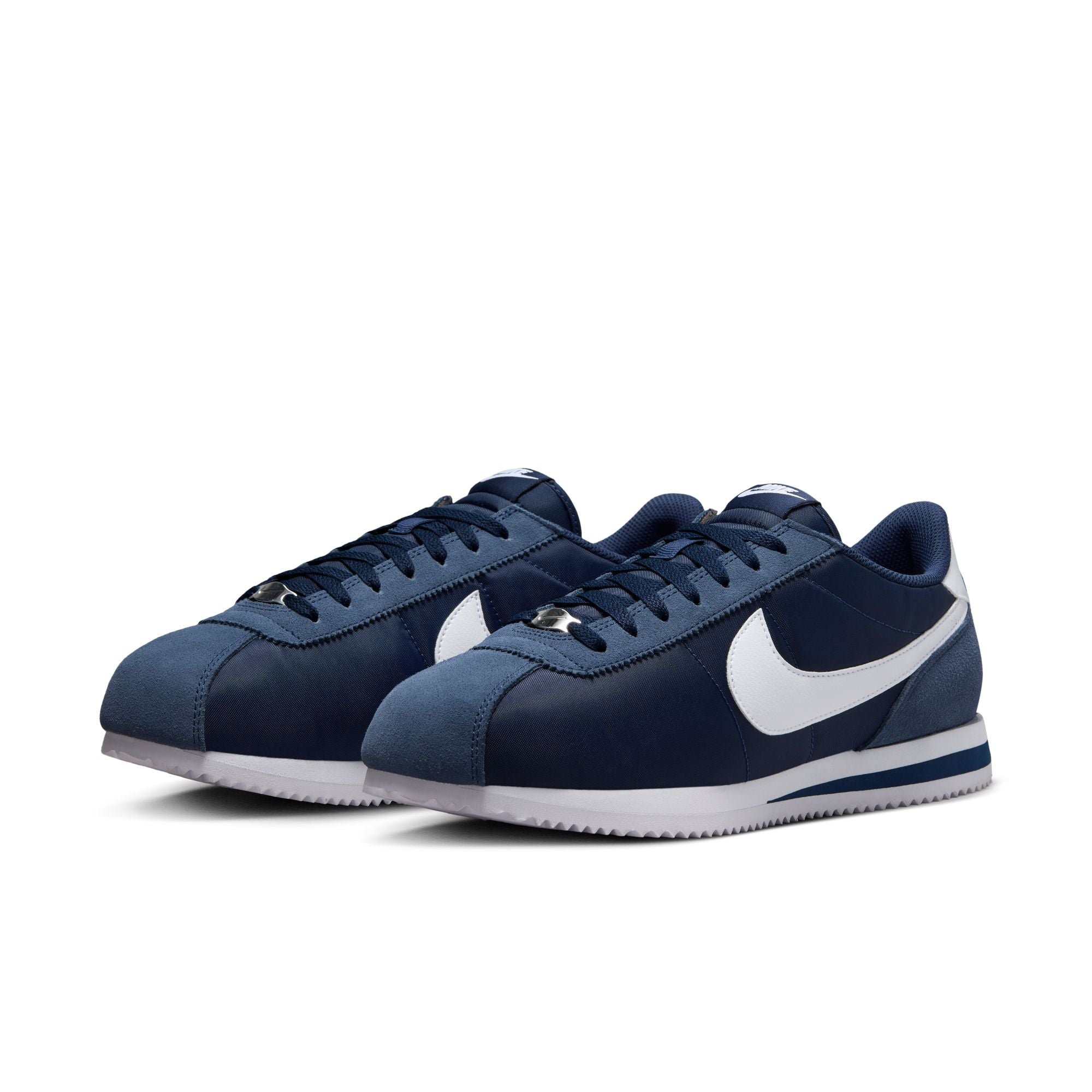 MENS NIKE CORTEZ TXT (MIDNIGHT NAVY/WHITE)