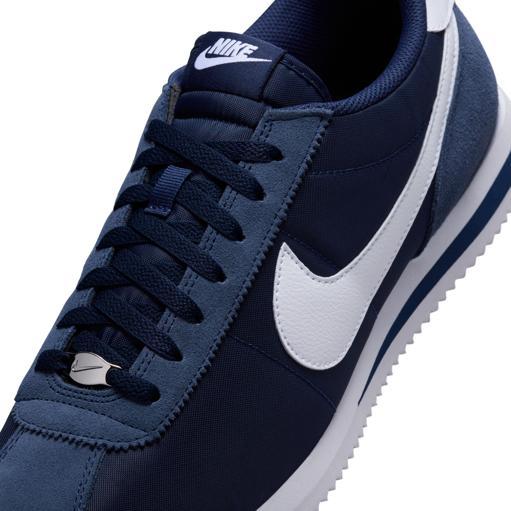 MENS NIKE CORTEZ TXT (MIDNIGHT NAVY/WHITE)