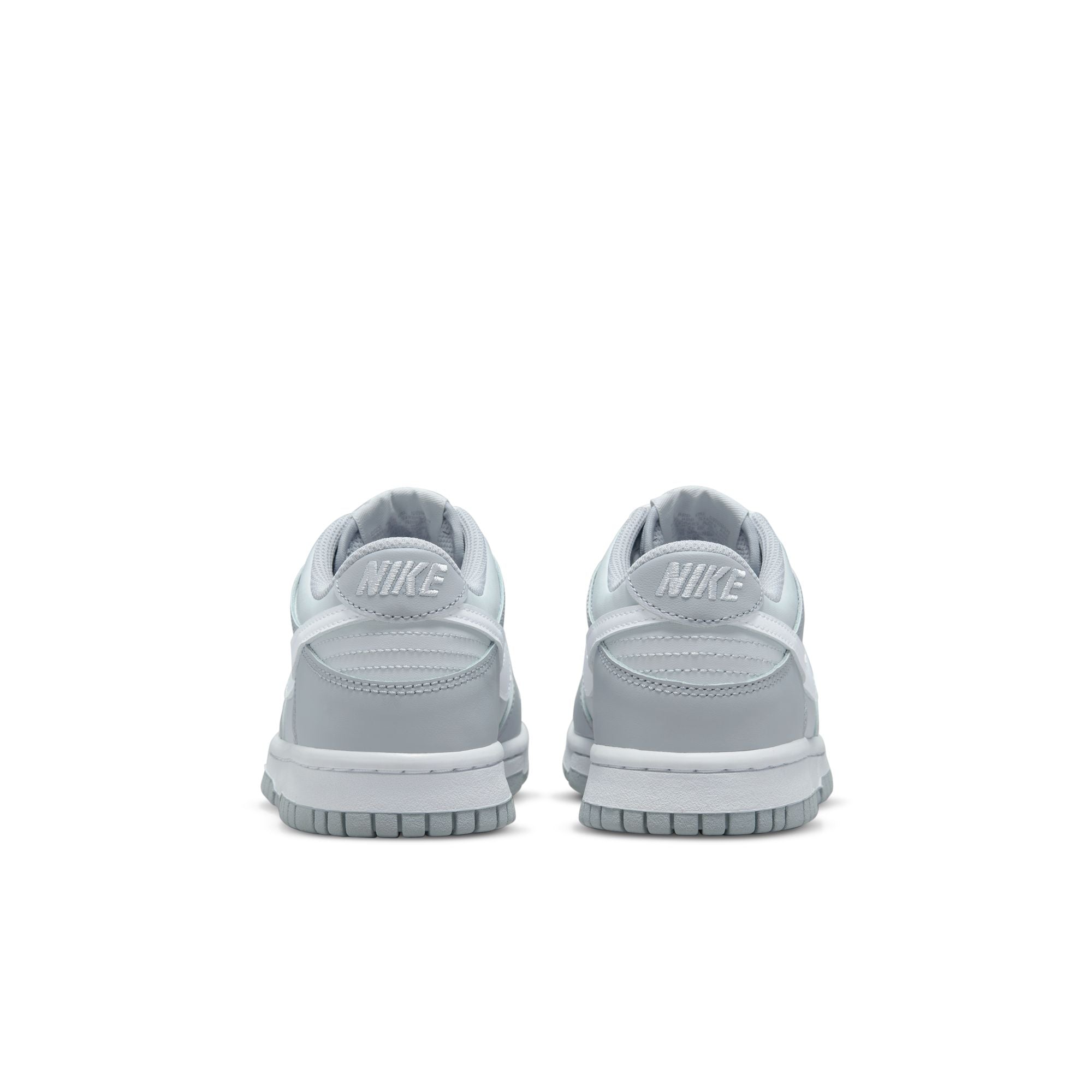 KIDS NIKE DUNK LOW GS (PURE PLATINUM/WHITE/WOLF GREY)