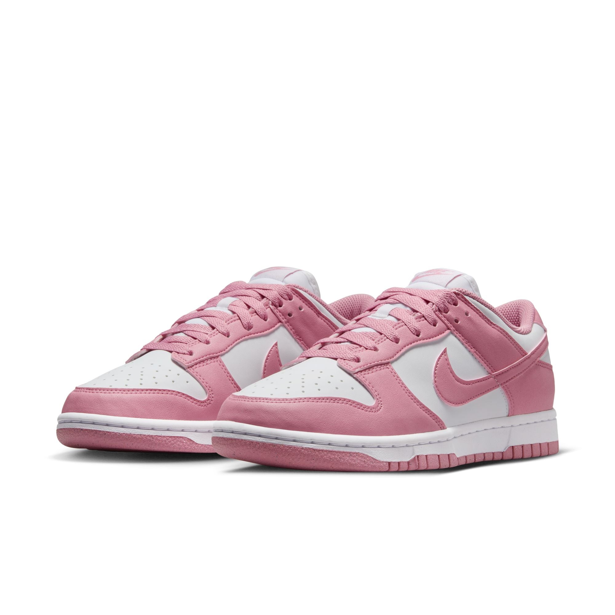 WOMENS NIKE DUNK LOW NEXT NATURE (WHITE/ELEMENTAL PINK)