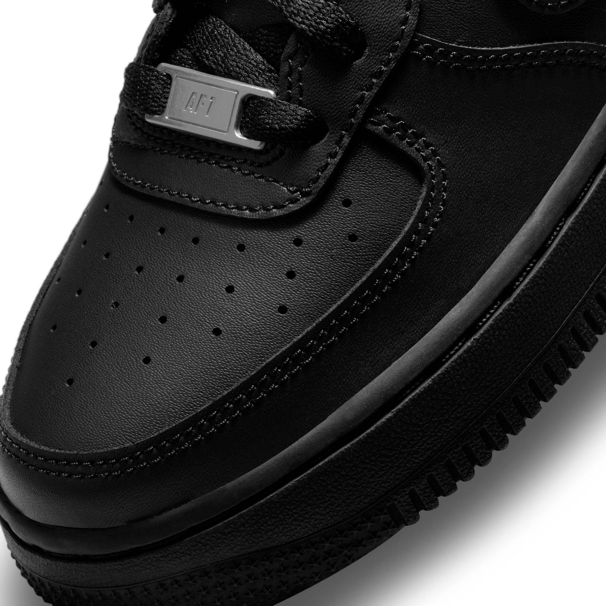 KIDS NIKE AIR FORCE 1 LE GS (BLACK)