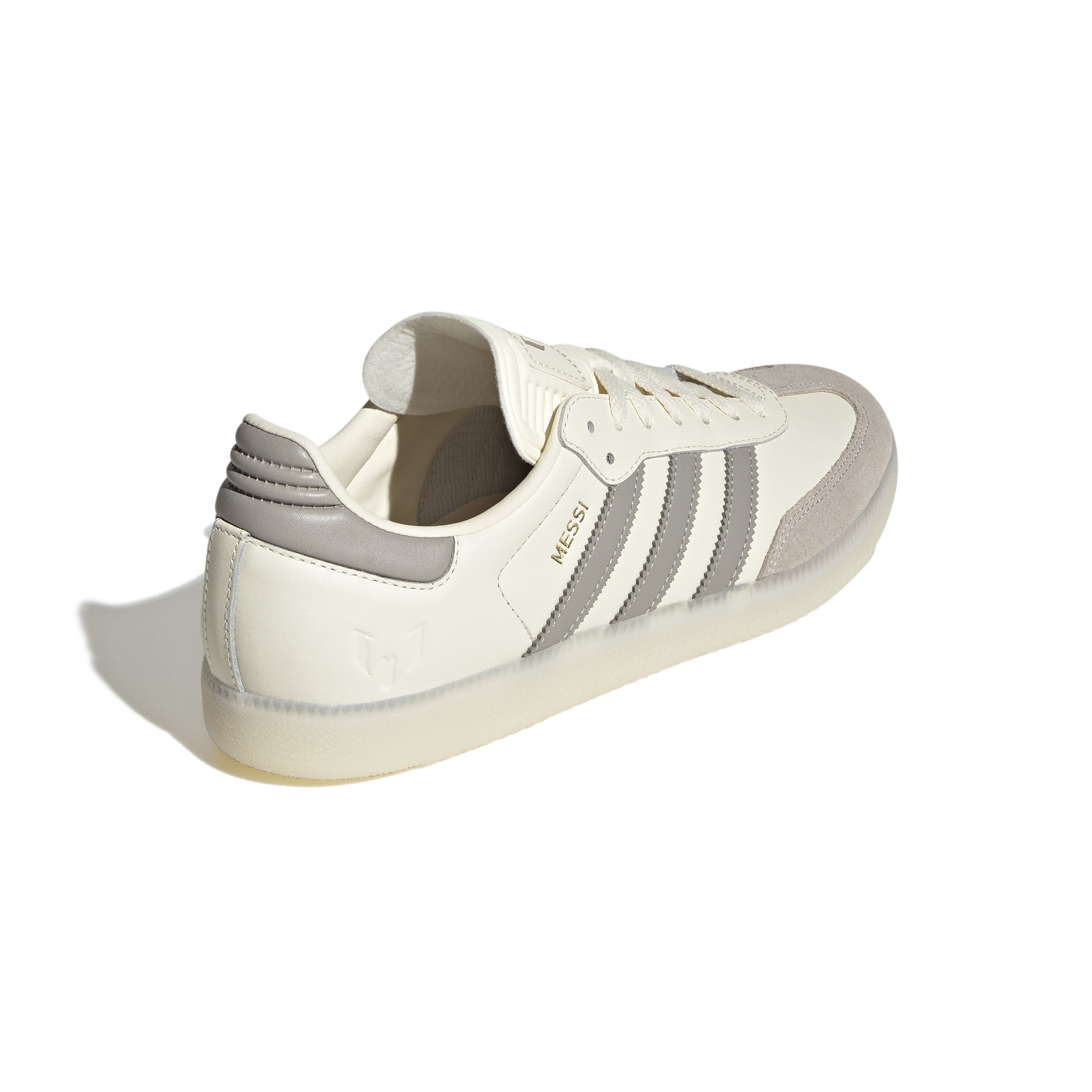 MENS ADIDAS SAMBA MESSI (CREAM WHITE / LIGHT BROWN / GOLD METALLIC)