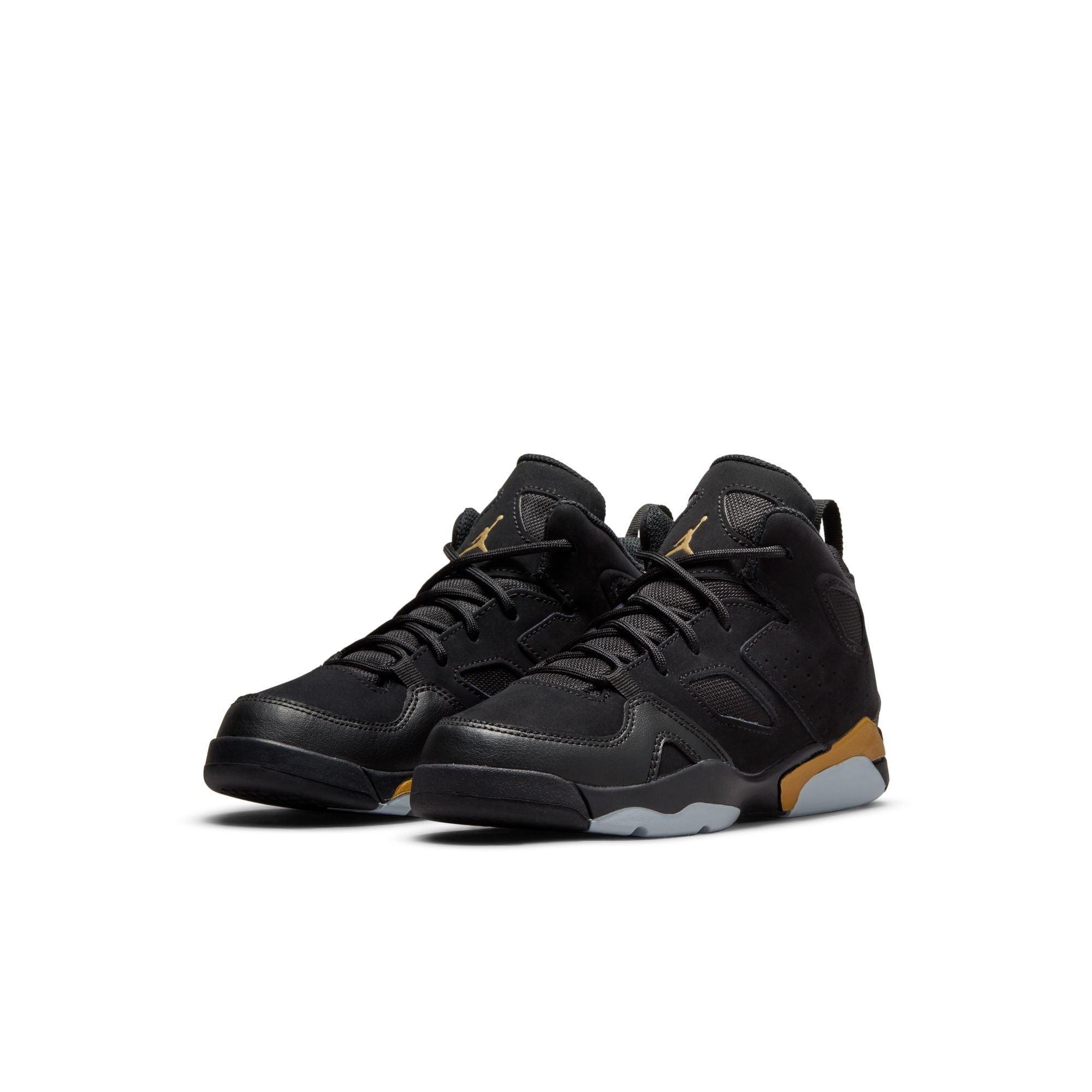 KIDS JORDAN FLIGHT CLUB '91 PS (BLACK/METALLIC GOLD)