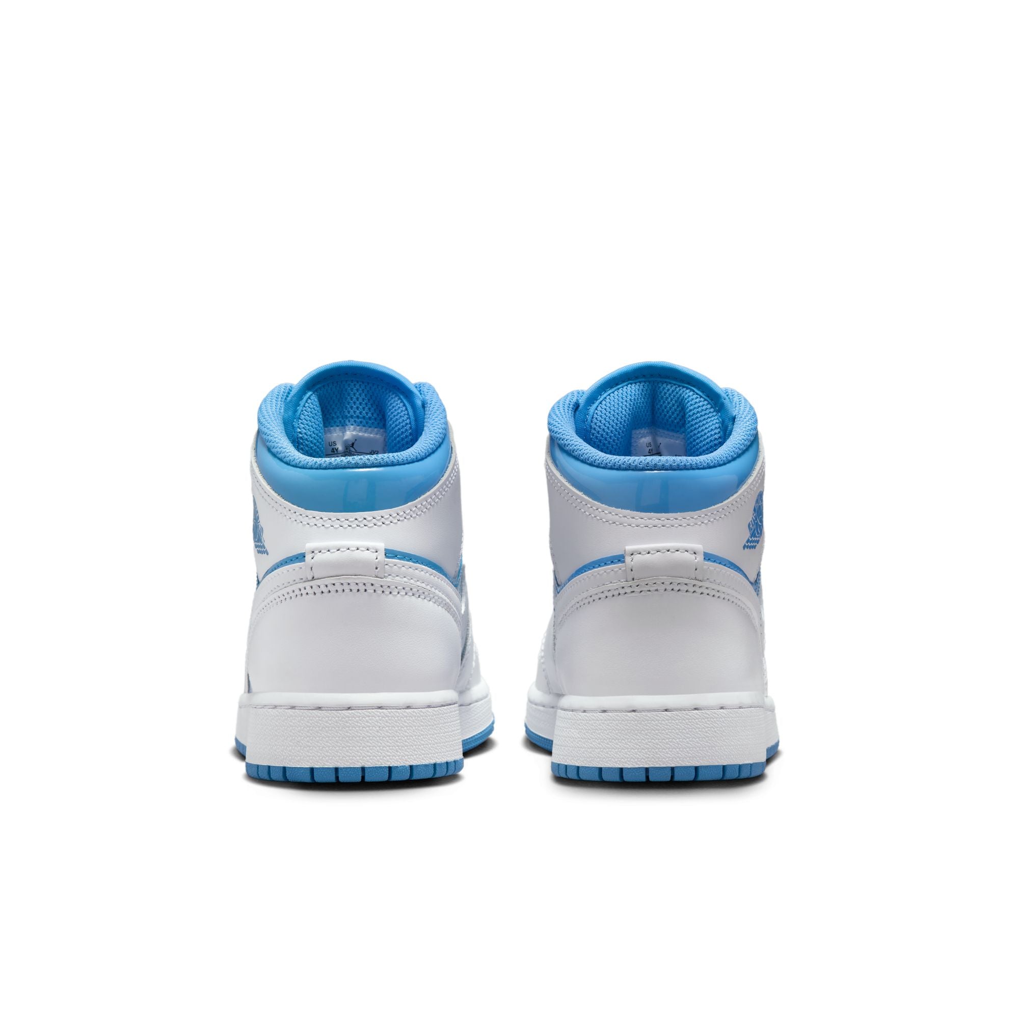 KIDS AIR JORDAN 1 MID SE GS (WHITE/LEGEND BLUE)