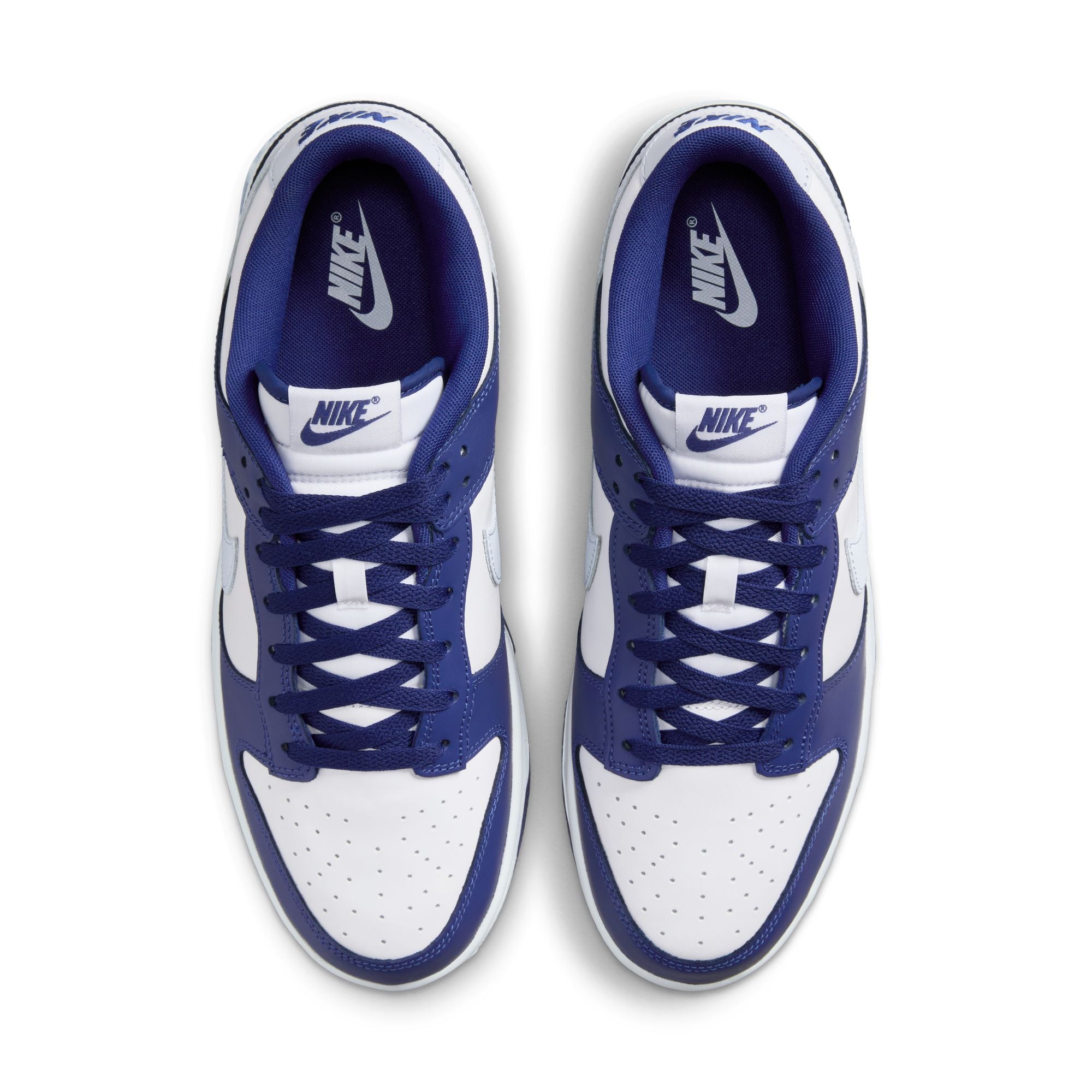 MENS NIKE DUNK LOW RETRO (DEEP ROYAL BLUE/FOOTBALL GREY/WHITE)