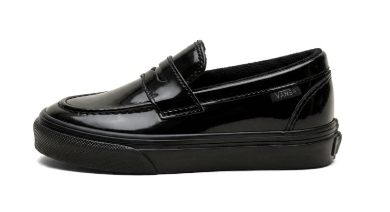 KIDS VANS LOAFER 53 BLK TD (BLACK PATENT)