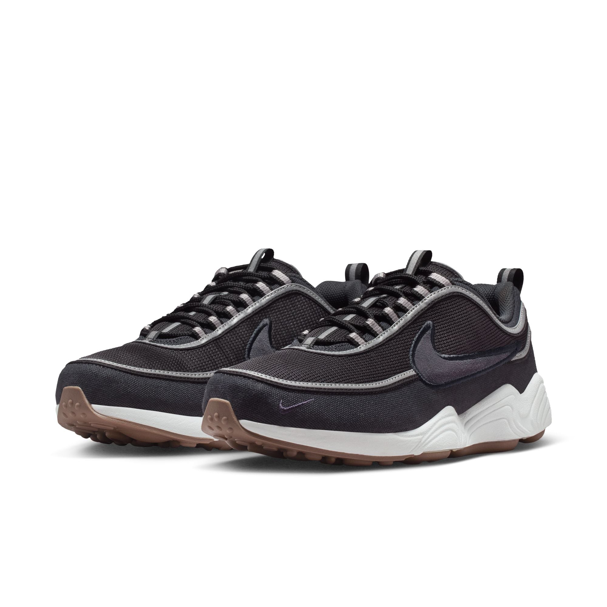 MENS NIKE AIR ZOOM SPIRIDON (OFF NOIR/BLACK/CAVE PURPLE)