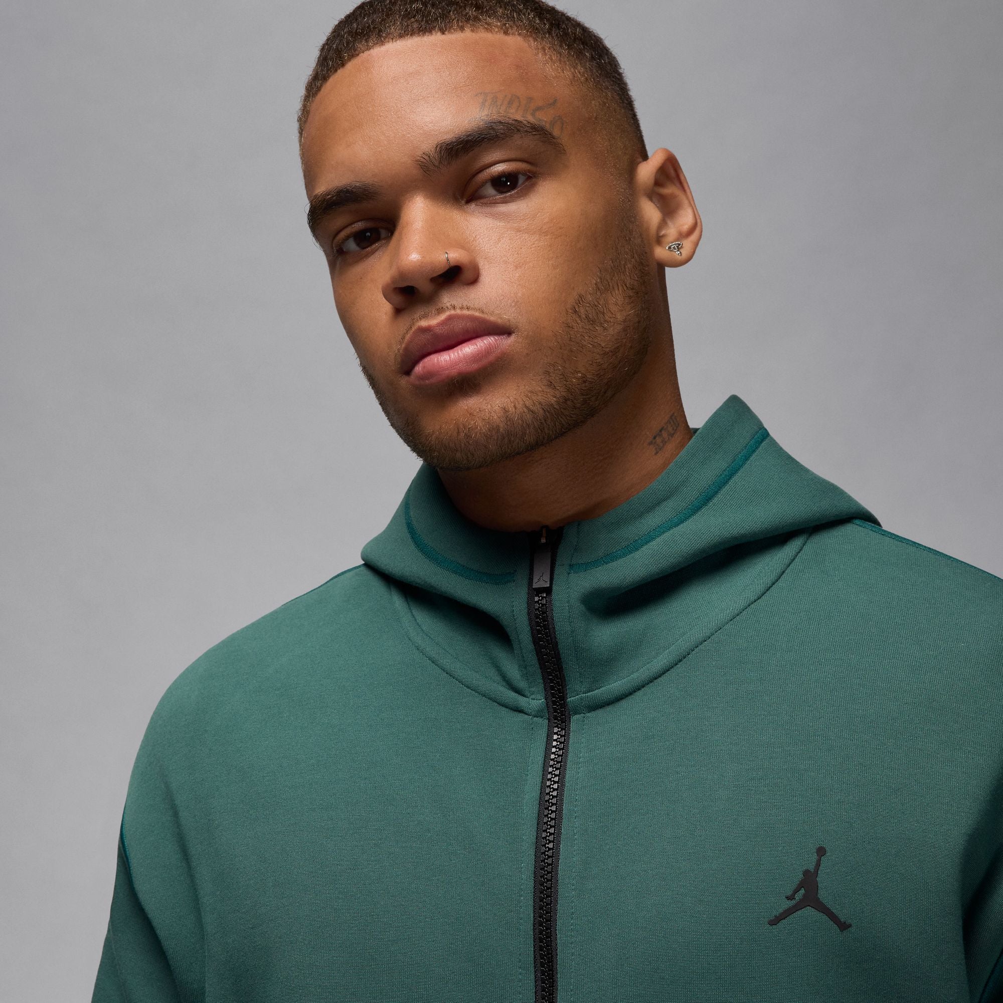 MENS JORDAN SPORT HOOP FLEECE SET (OXIDIZED GREEN/BLACK)