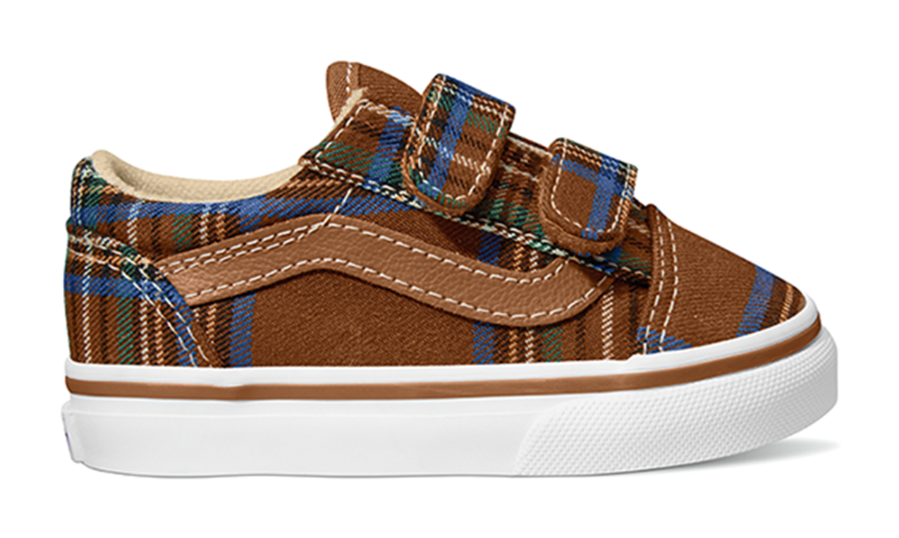 Toddler Old Skool V Shoe (Brown/Blue)