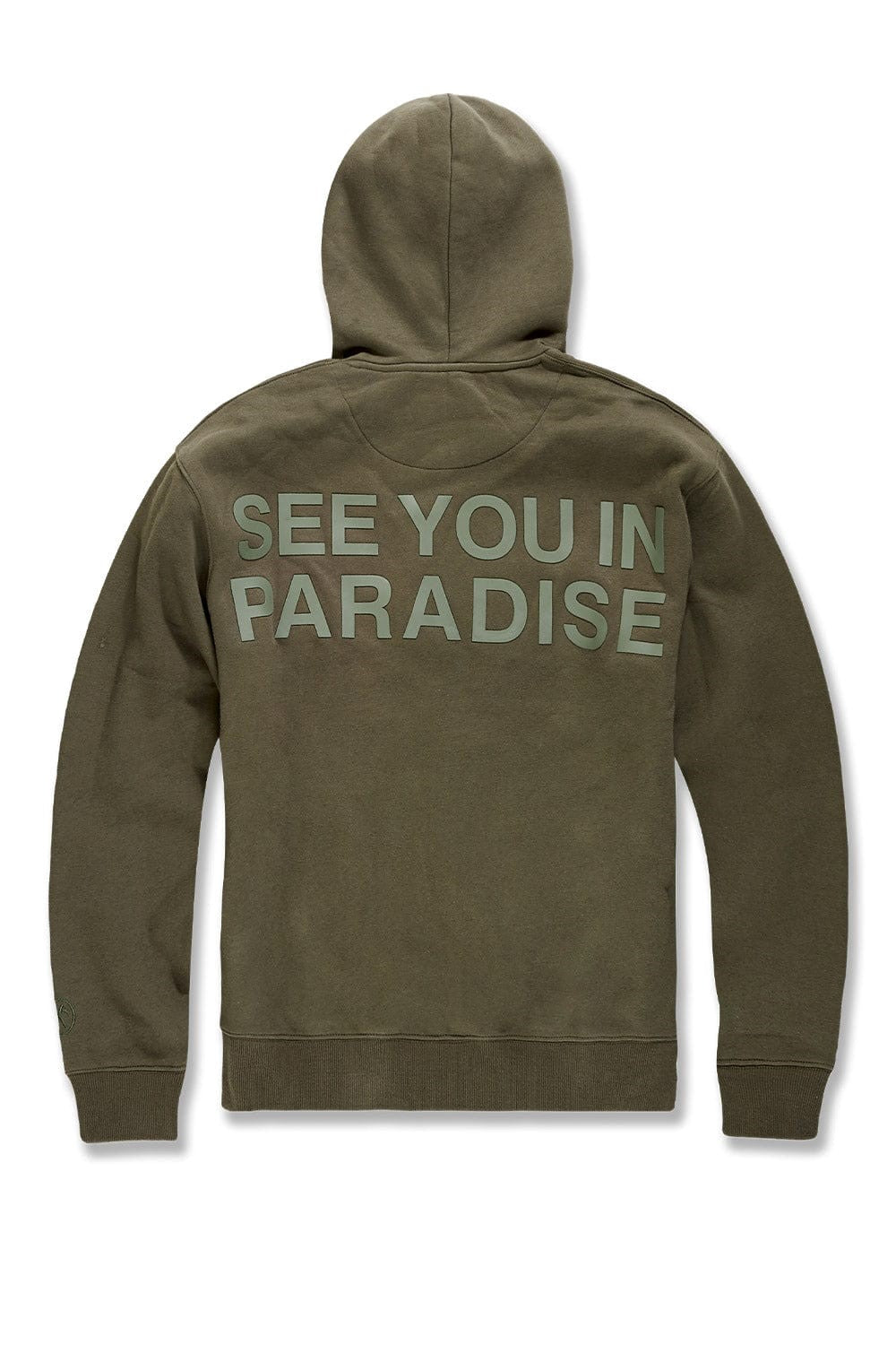 MENS JORDAN CRAIG PARADISE TONAL PULLOVER HOODIE (OLIVE)