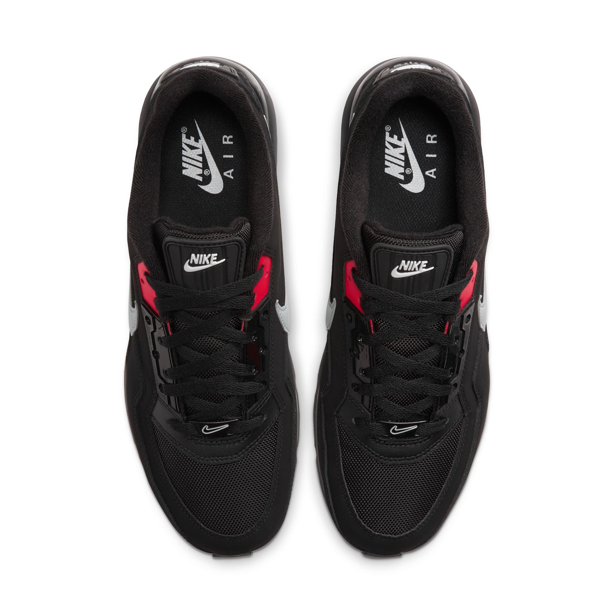 MENS NIKE AIR MAX LTD 3 (BLACK/LT SMOKE GREY/UNIVERSITY RED)