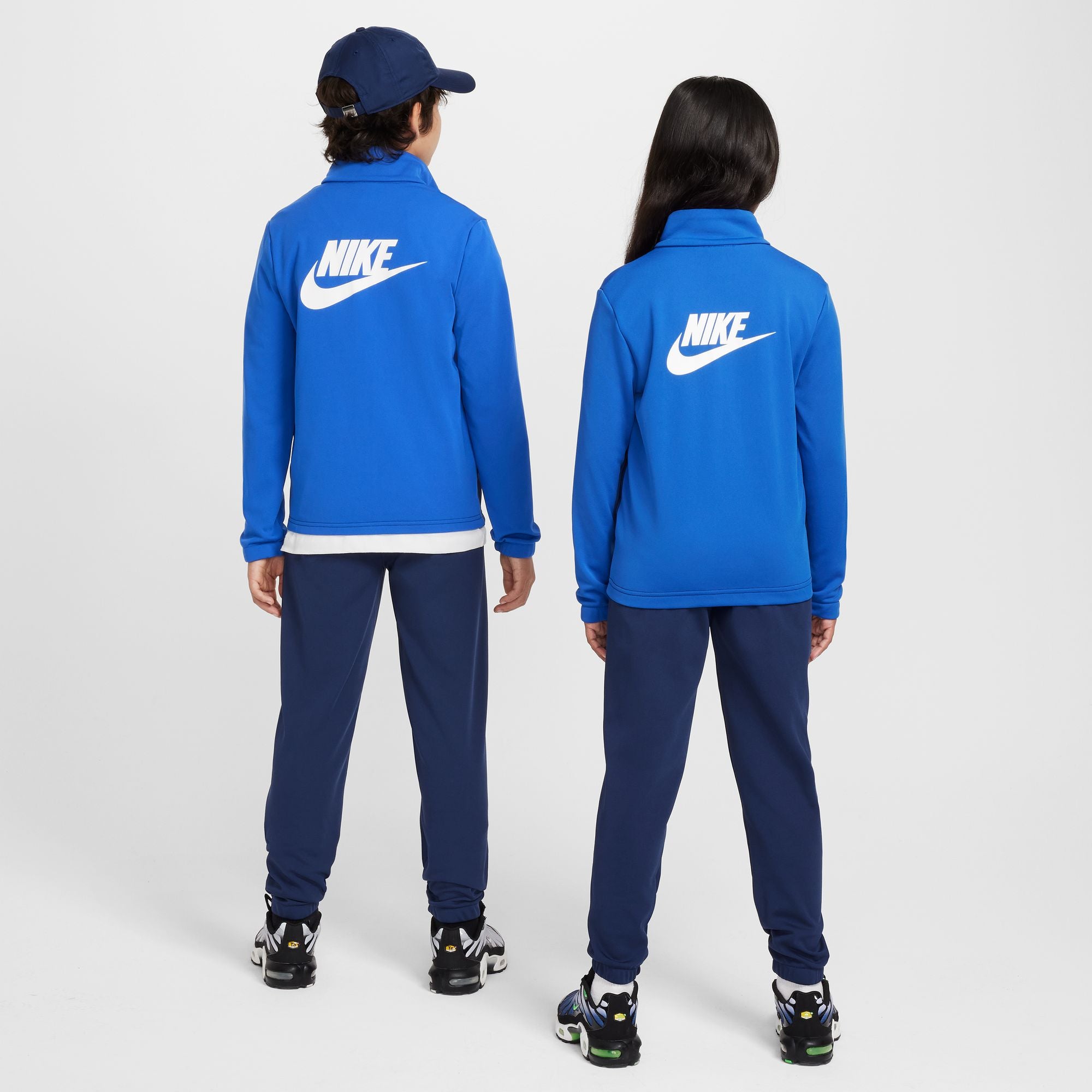 KIDS NSW TRACKSUIT POLY FZ (GAME ROYAL/MIDNIGHT NAVY/WHITE)