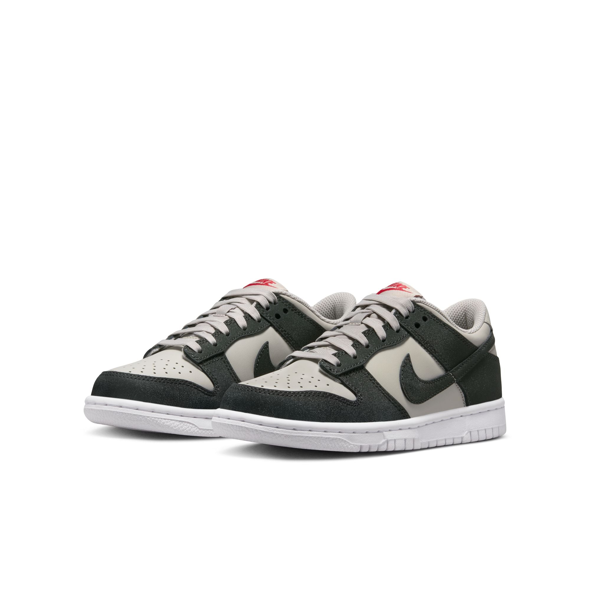 KIDS NIKE DUNK LOW HF GS (LT IRON ORE/ANTHRACITE/WHITE/GYM RED)