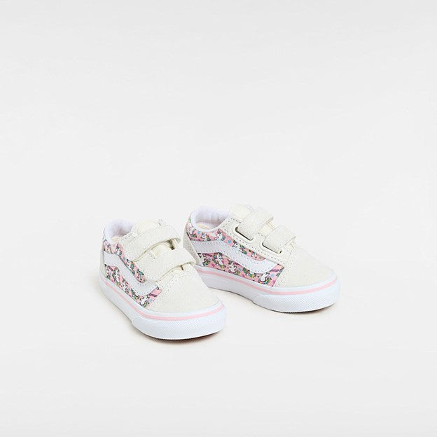 KIDS VANS OLD SKOOL V BALLET SKATICORN TD (MARSHMALLOW/PINK)