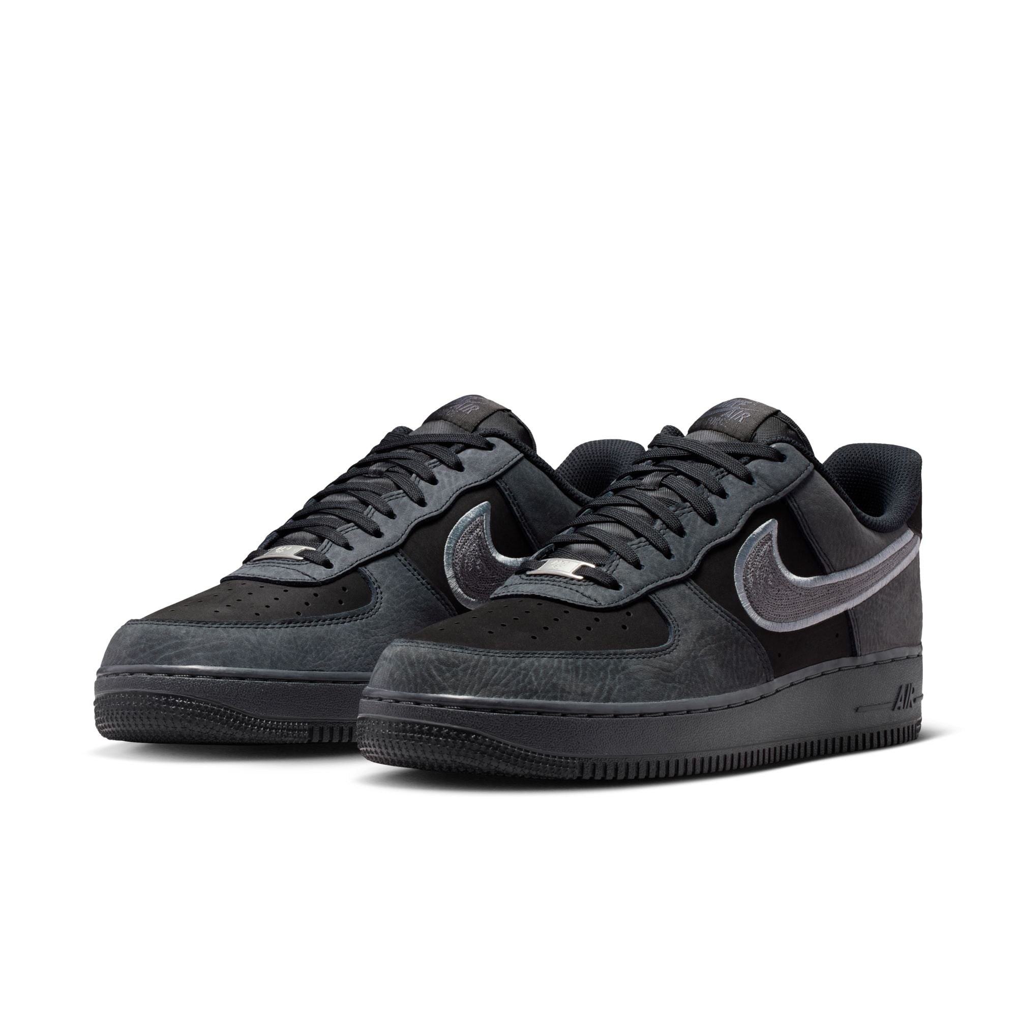 MENS NIKE AIR FORCE 1 '07 LV8 (BLACK/DK SMOKE GREY/SMOKE GREY)