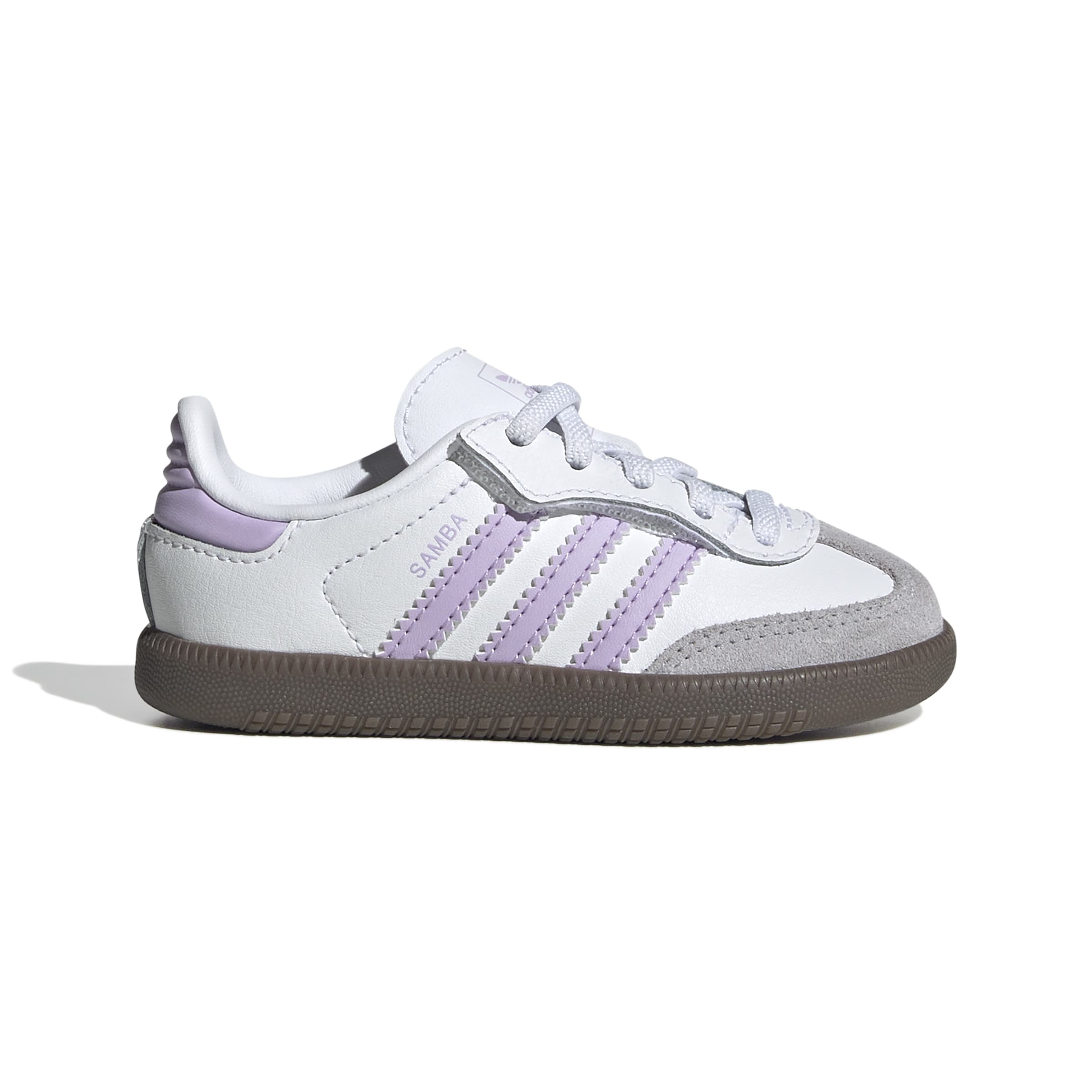 KIDS ADIDAS SAMBA OG CF EL I (CLOUD WHITE / POWDER PLUM / GUM)