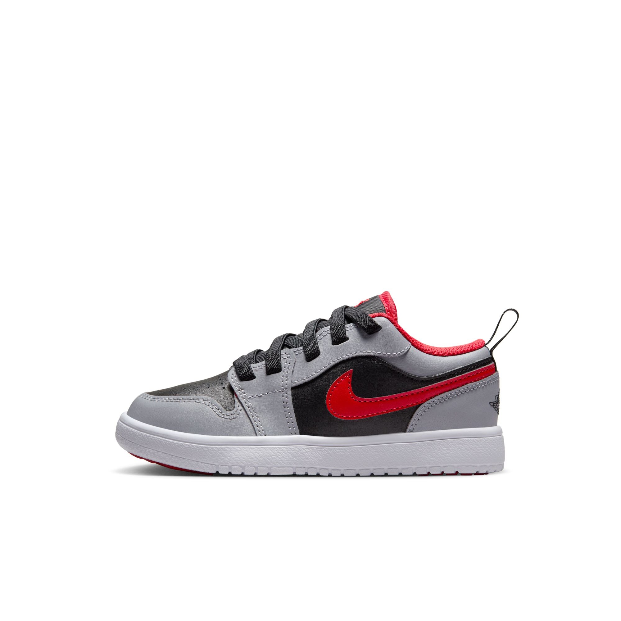 KIDS JORDAN 1 LOW ALT PS (BLACK/FIRE RED)