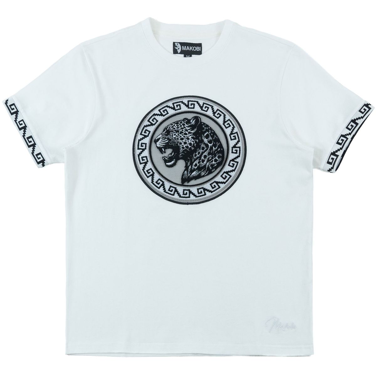 MENS MAKOBI PANTERA T-SHIRT (WHITE)