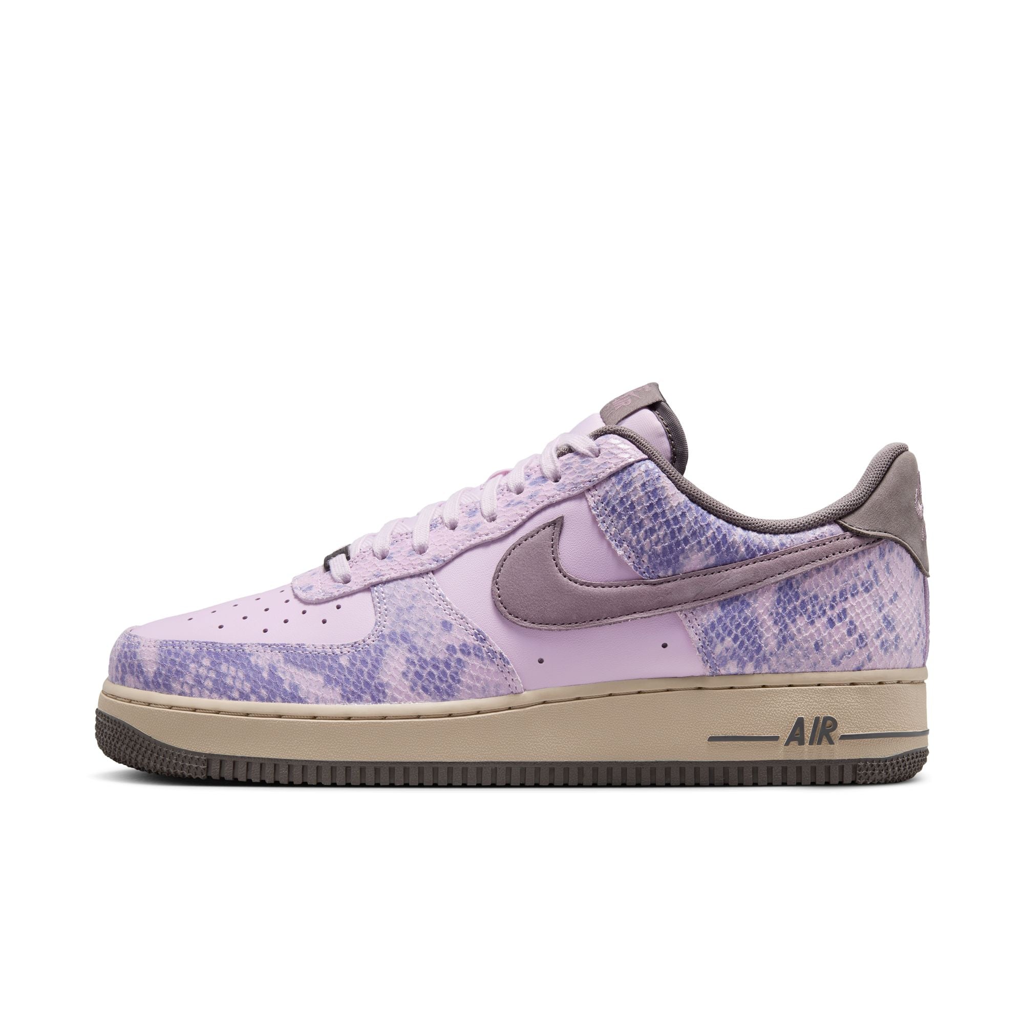 MENS NIKE AIR FORCE 1 '07 LV8 (PURPLE SNAKE)